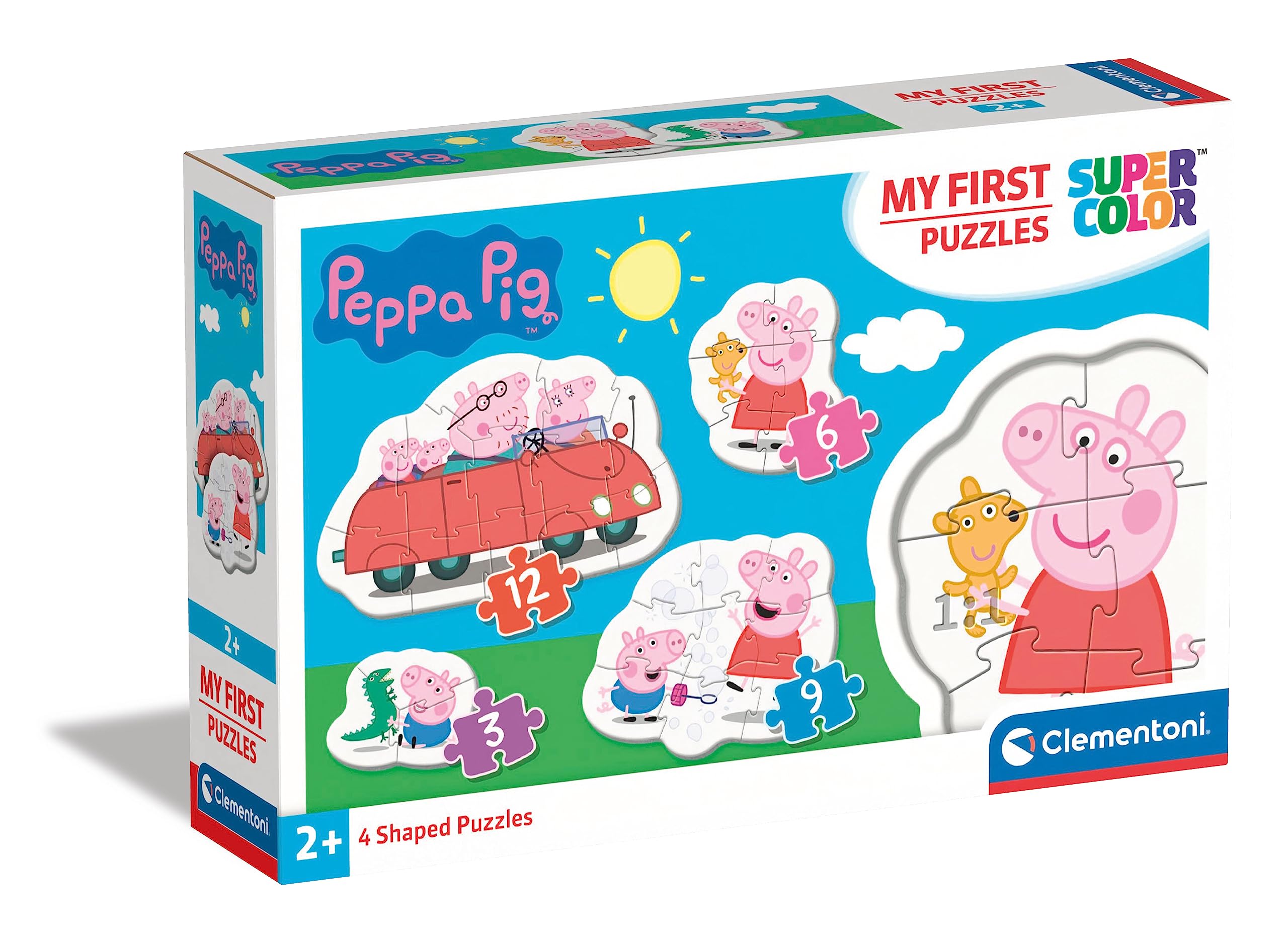 Clementoni Peppa Pig My First Puzzles - 30-Piece Educational Puzzle Set for Toddlers 2+ 2