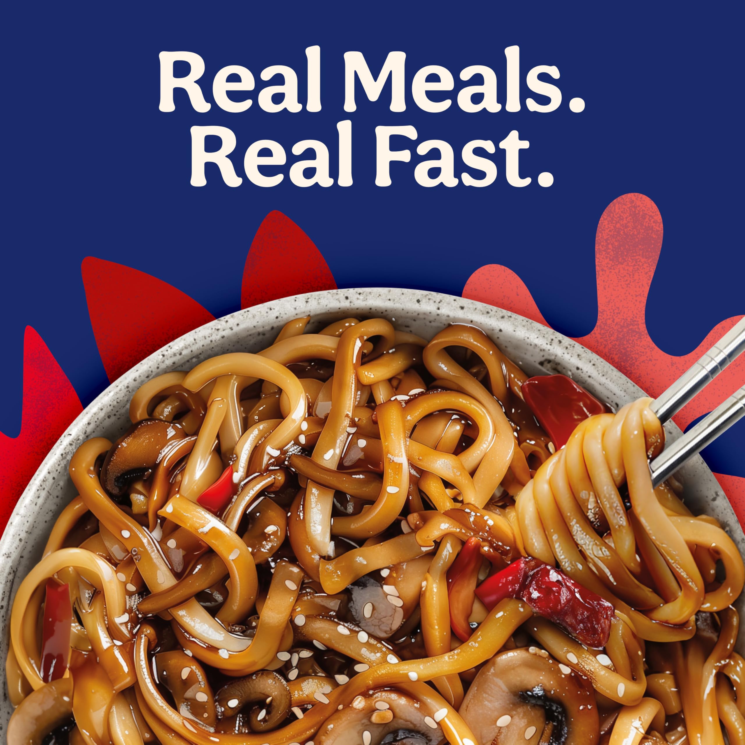 Ben's Original Japanese Teriyaki Noodles - Ready Meal for 1 | Vegetarian | 90 Second Cook Time | 6 x 250g 2