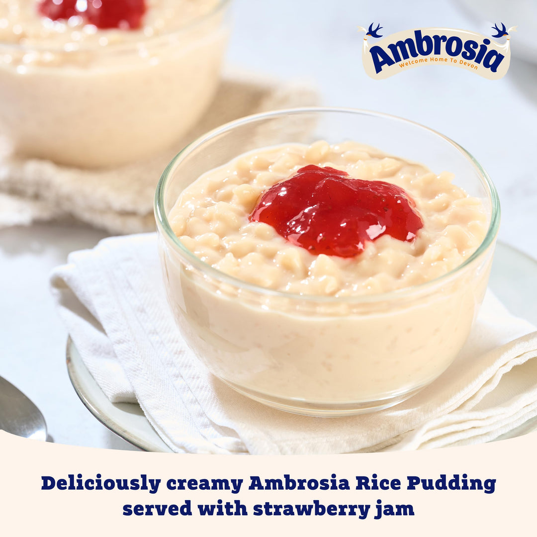 Ambrosia Original Rice Pudding 400g Can - Creamy Ready-to-Eat Dessert