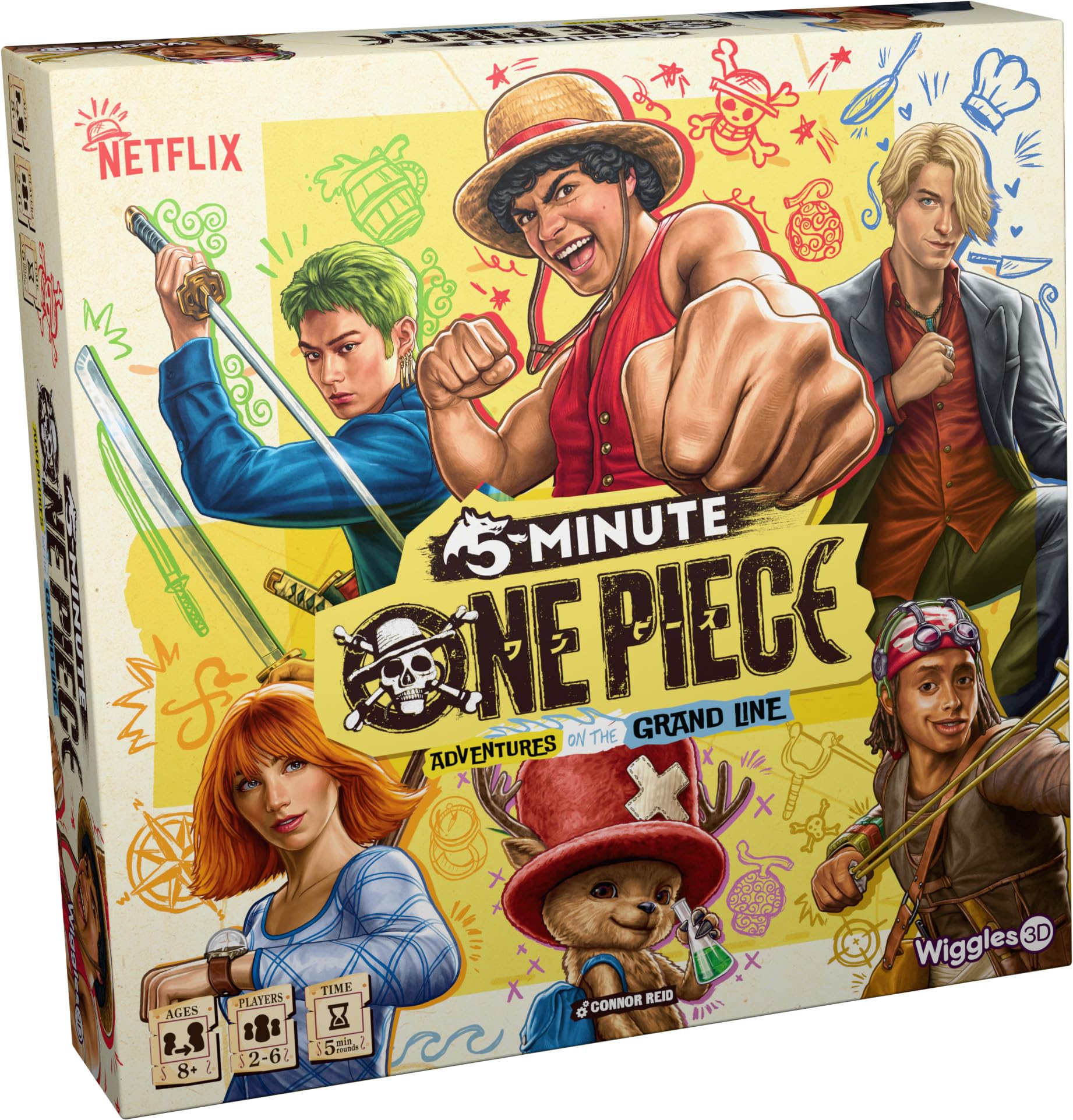 Wiggles 3d 5 Minute One Piece - Cooperative Card Game | Ages 8+ | 2-5 Players 1