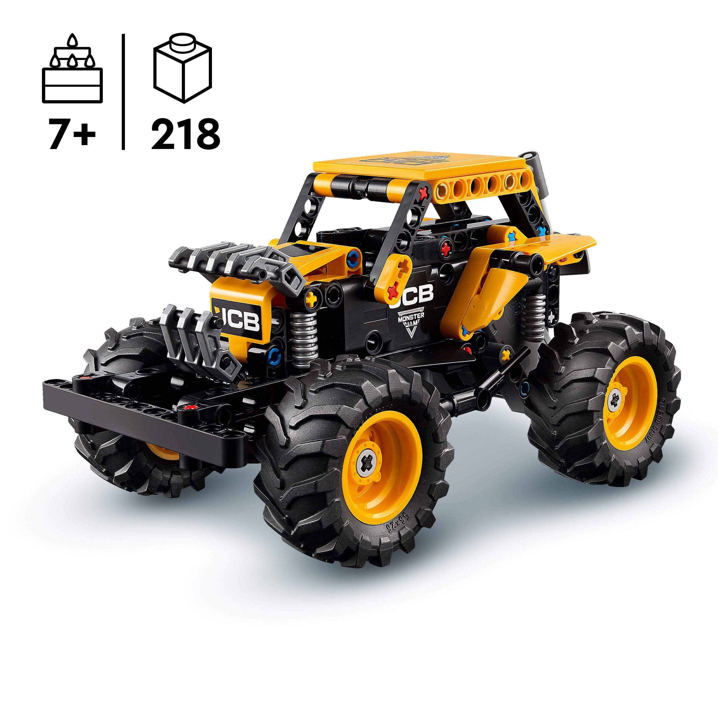 LEGO Technic Monster Jam DIGatron Pull-Back Truck Toy - Building Set for Kids 7+