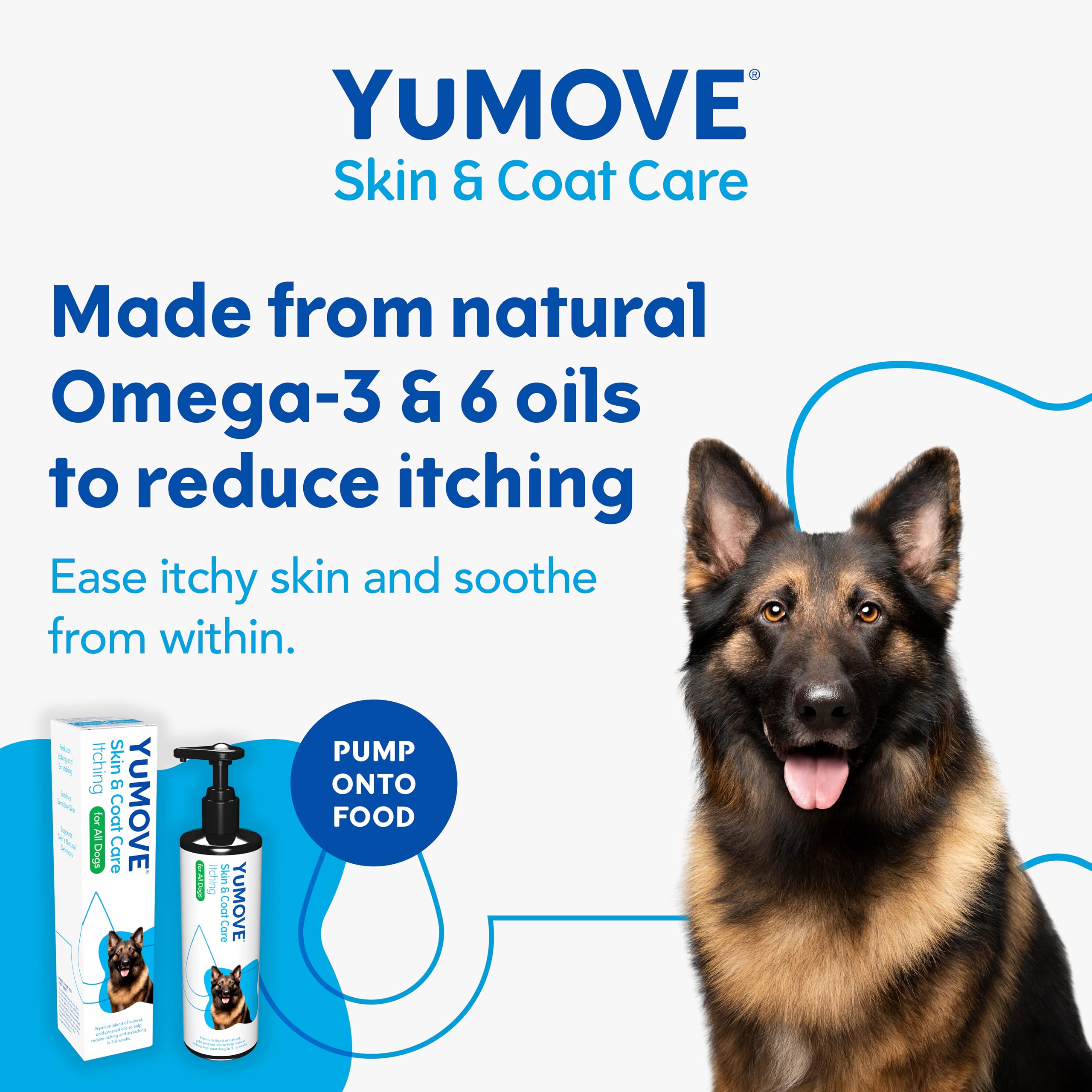 YuMOVE Skin & Coat Care Oil for Adult Dogs - Anti-Itch Support for Sensitive Skin | Salmon Flavor 2