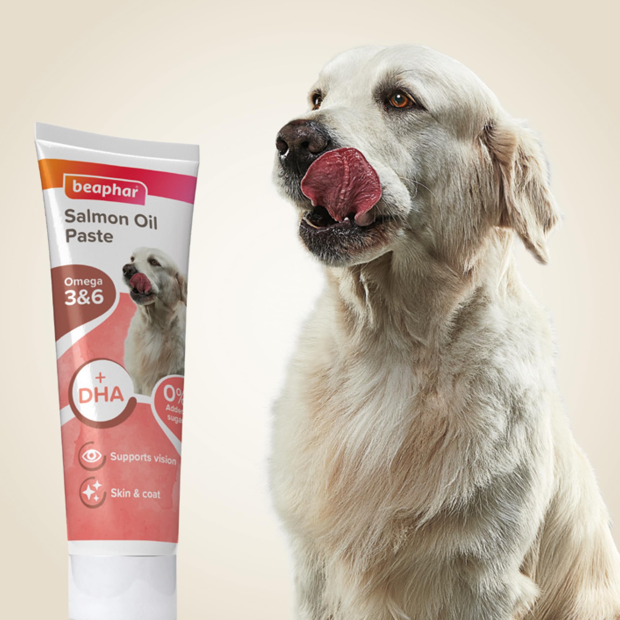 Beaphar Salmon Oil Paste for Dogs - Supports Glossy Coat & Healthy Vision | 100g Paste 5