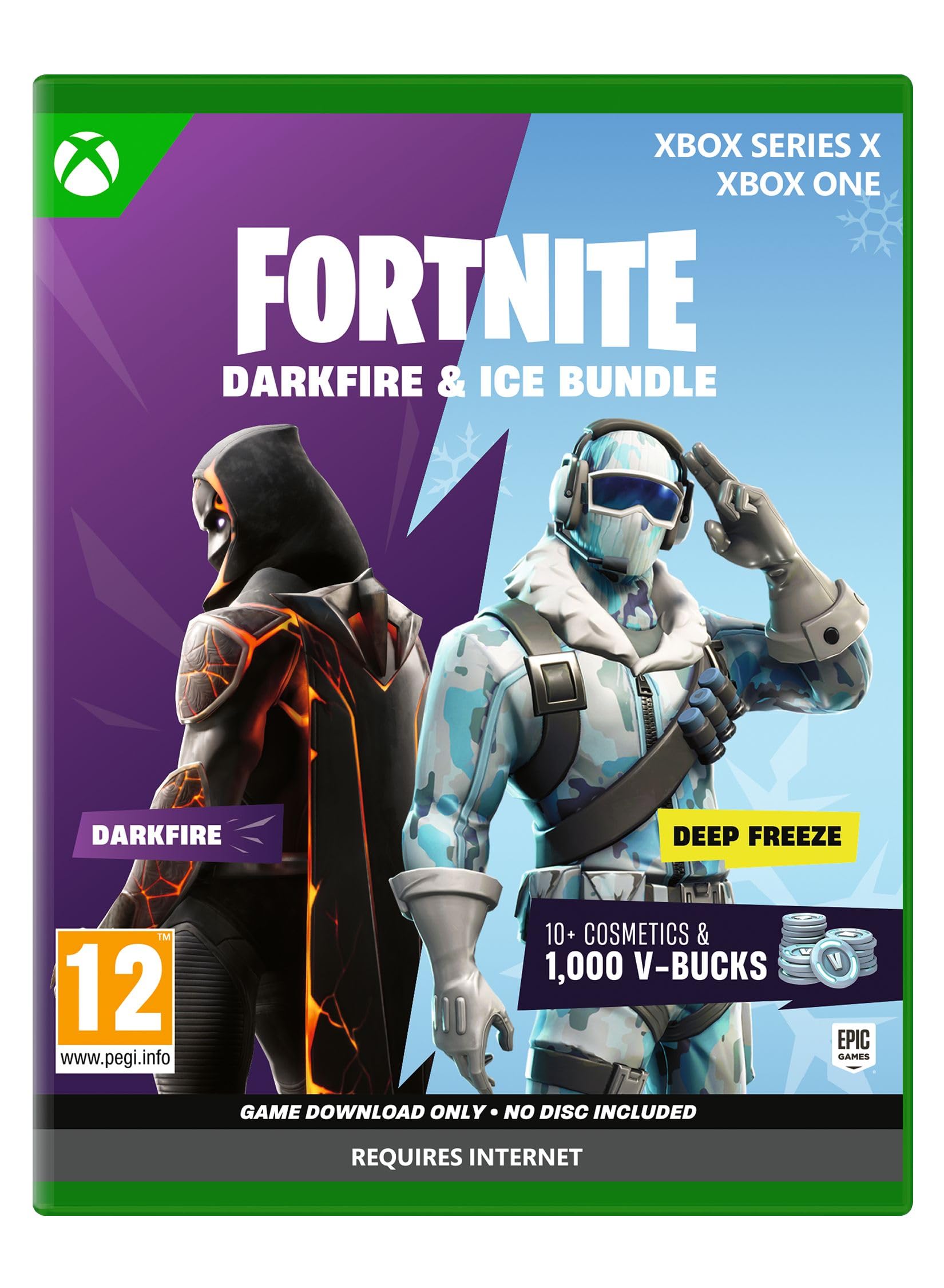 Fortnite – Darkfire & Ice Bundle (Download Code in Box) - Xbox 8
