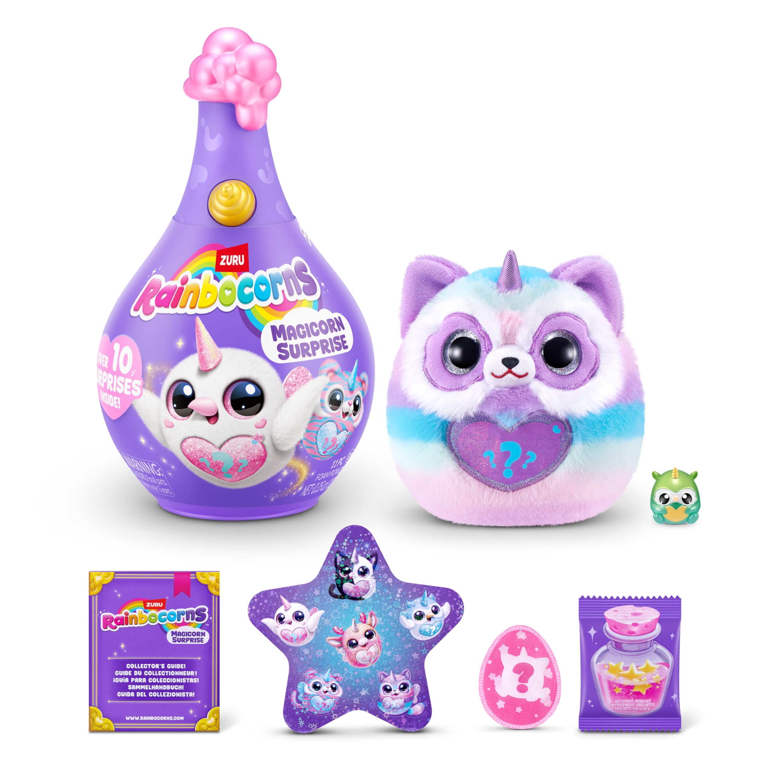 Rainbocorns Magicorn Series 1 - Magical Plush Surprise Toy | Polyester | Ages 3+