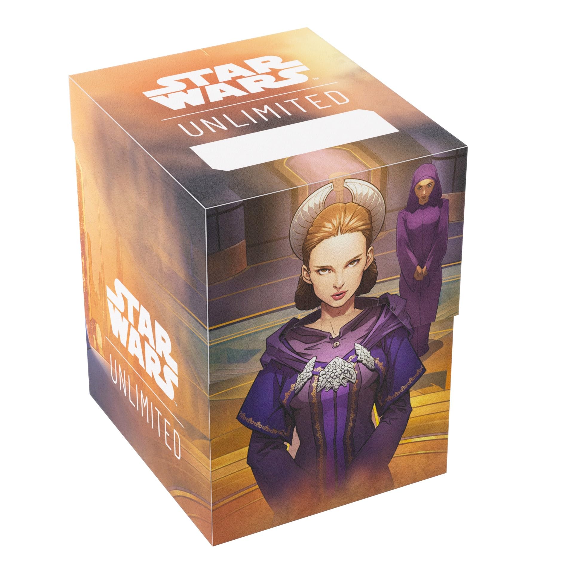 Gamegenic Star Wars: Unlimited Soft Crate - Palpatine/Padme Trading Card Box | Plastic 1