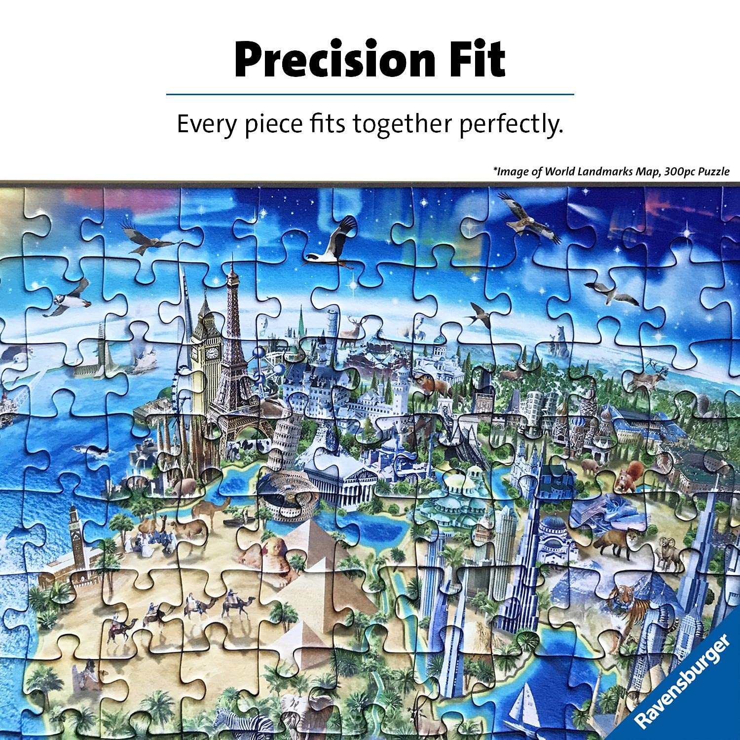 Ravensburger Winter Mountain Village Jigsaw Puzzle - 500 Pieces, Large Format 6