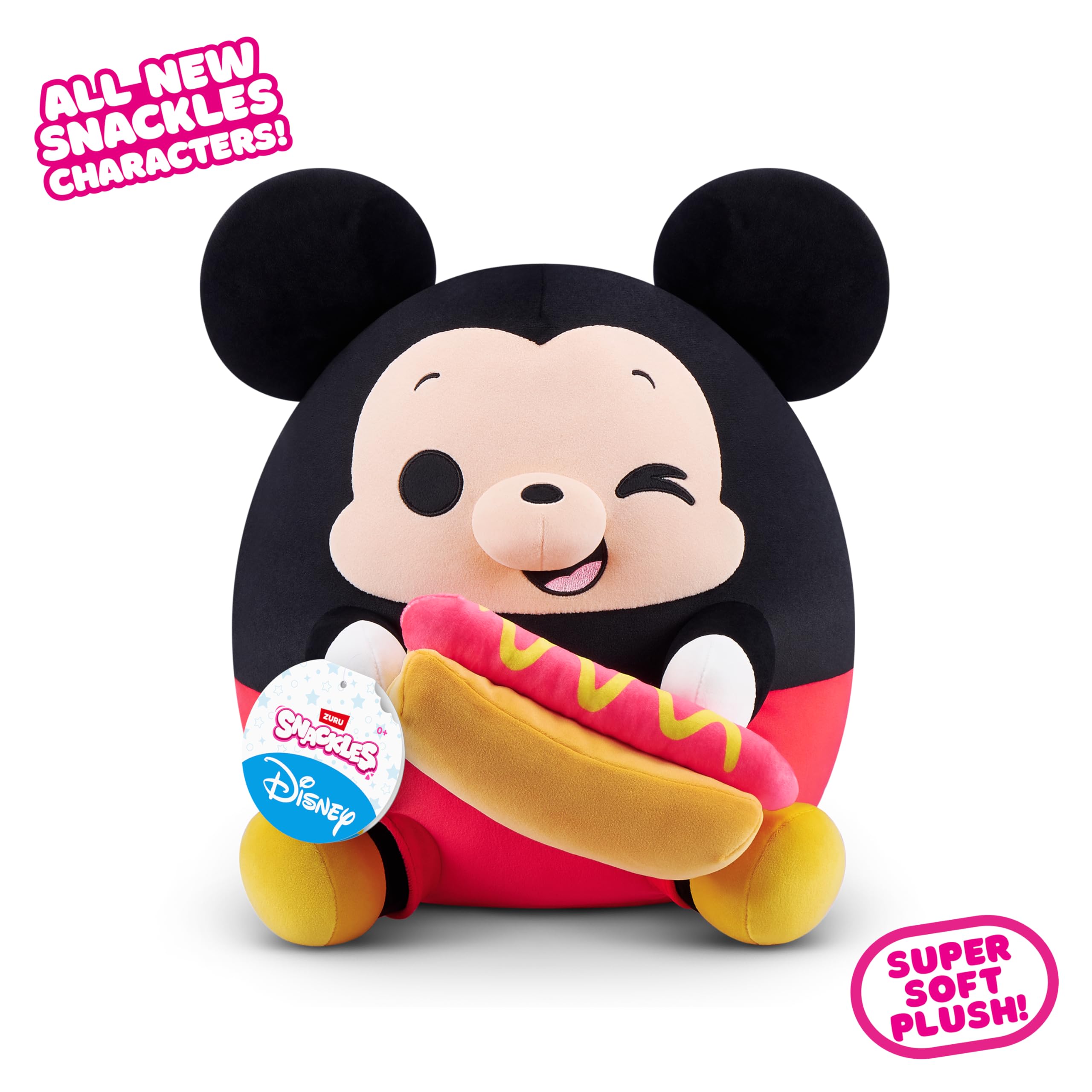 Snackles Disney 14-inch Plush - Mickey Snack Accessory by ZURU 9