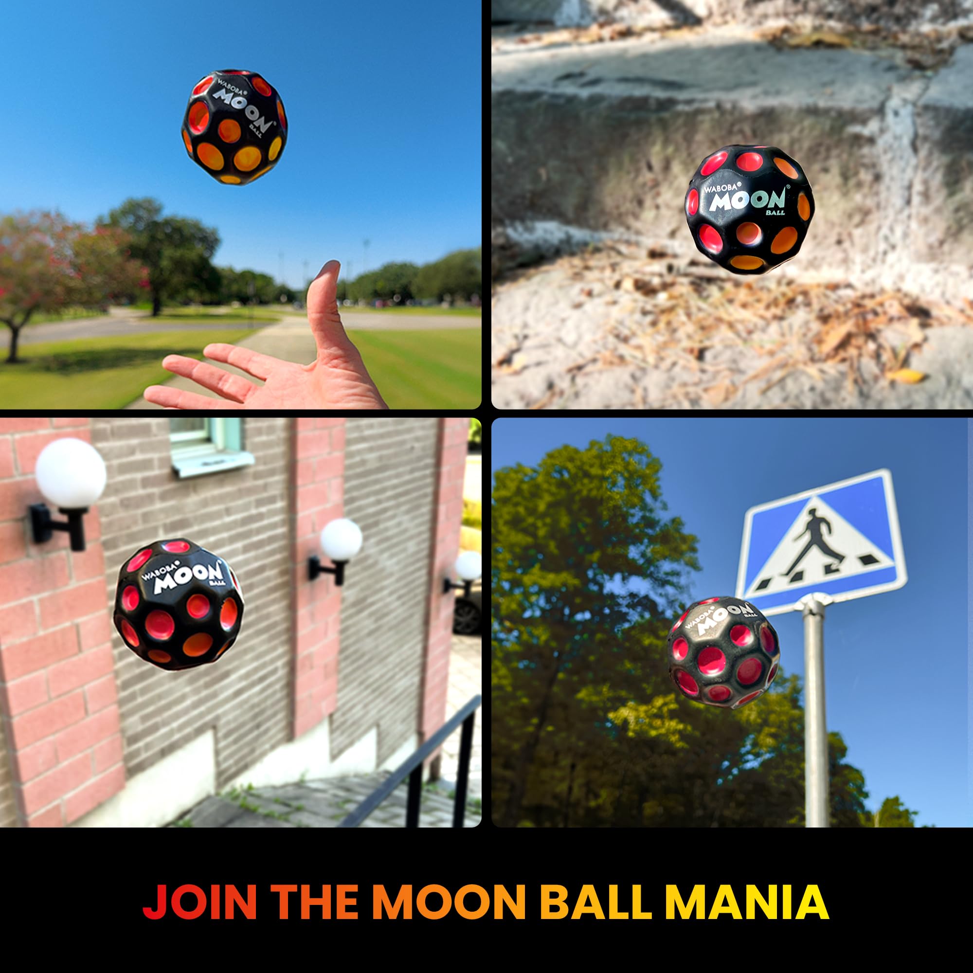 Waboba UV Moon Ball - Hyper Bouncing Up to 100 Feet | UV-Reactive Color | Ages 8+ 6