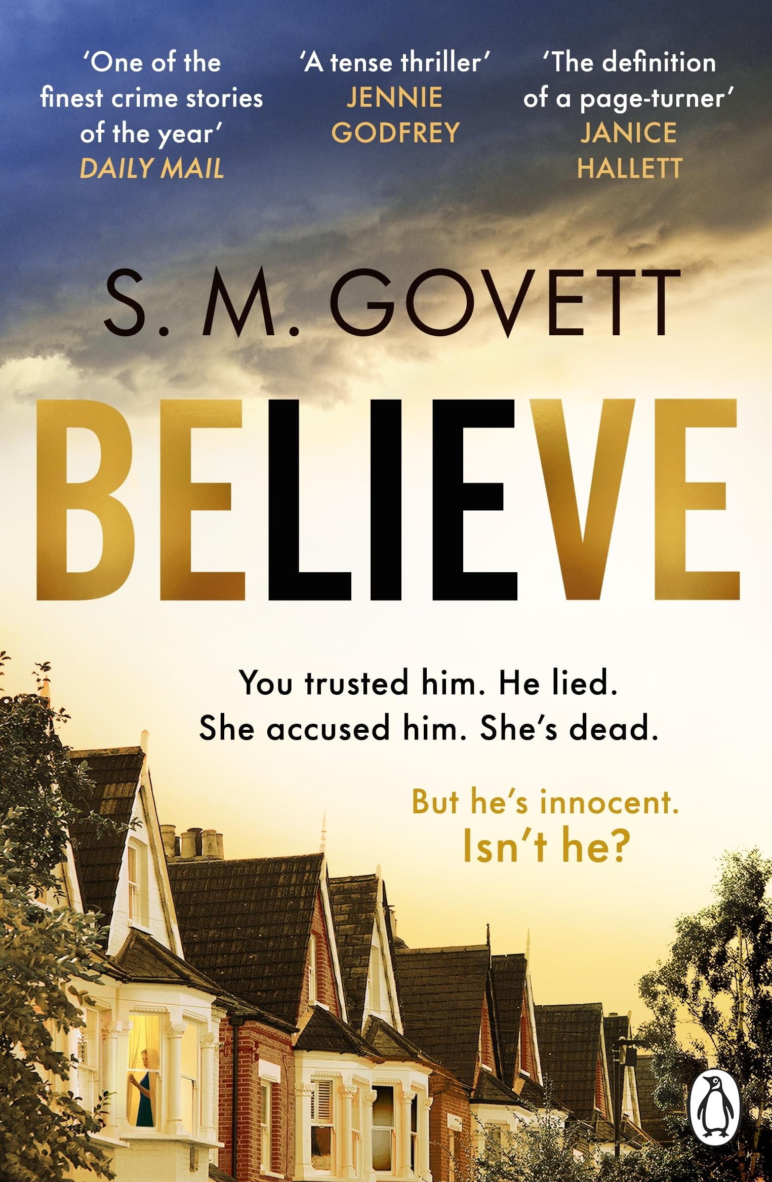 Michael Joseph Believe: A Twisty, Unputdownable Thriller by S.M. Govett | DI Stratton Series Book 1