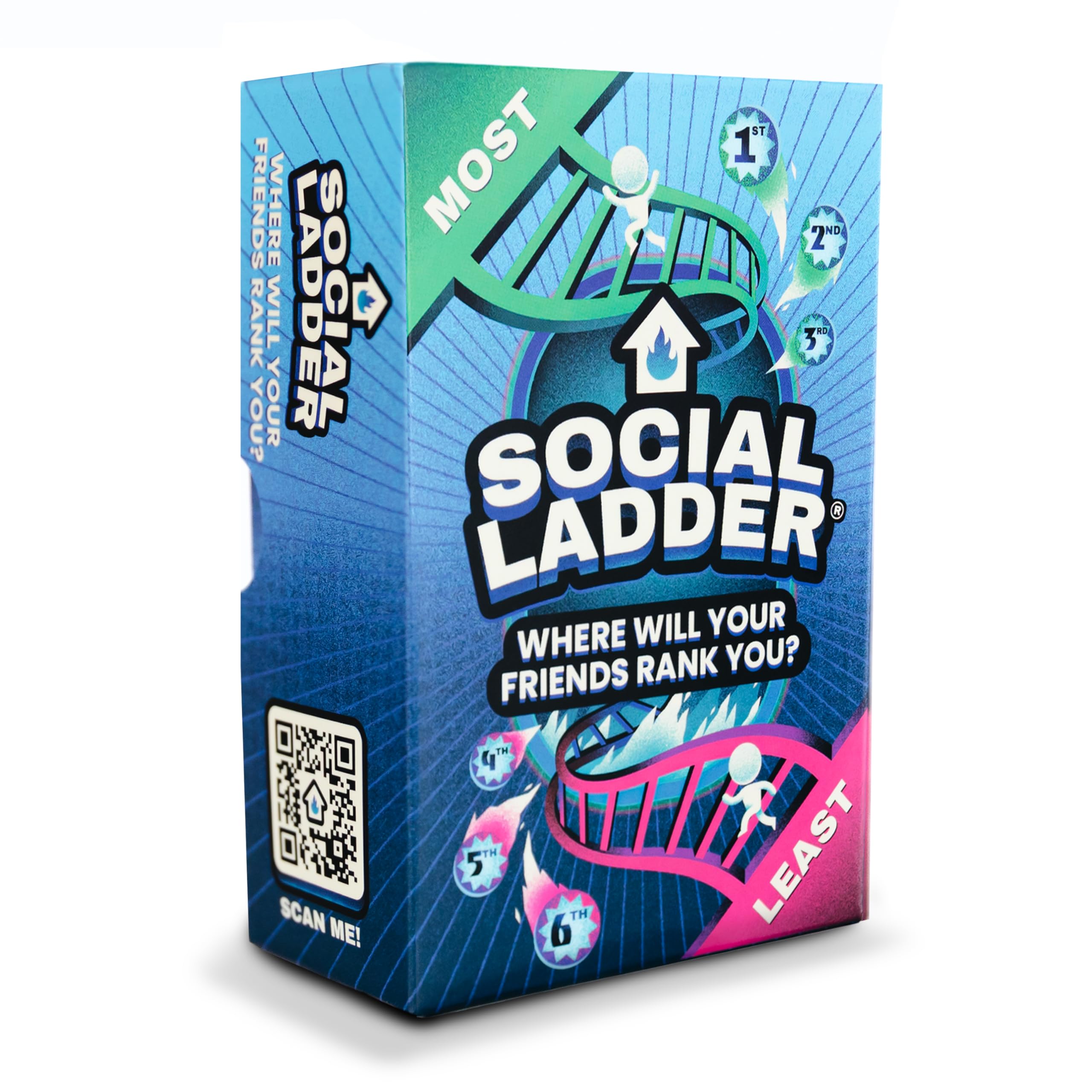 Sidemen SOCIAL LADDER Card Game | Fun Rating Party Game for Friends 5