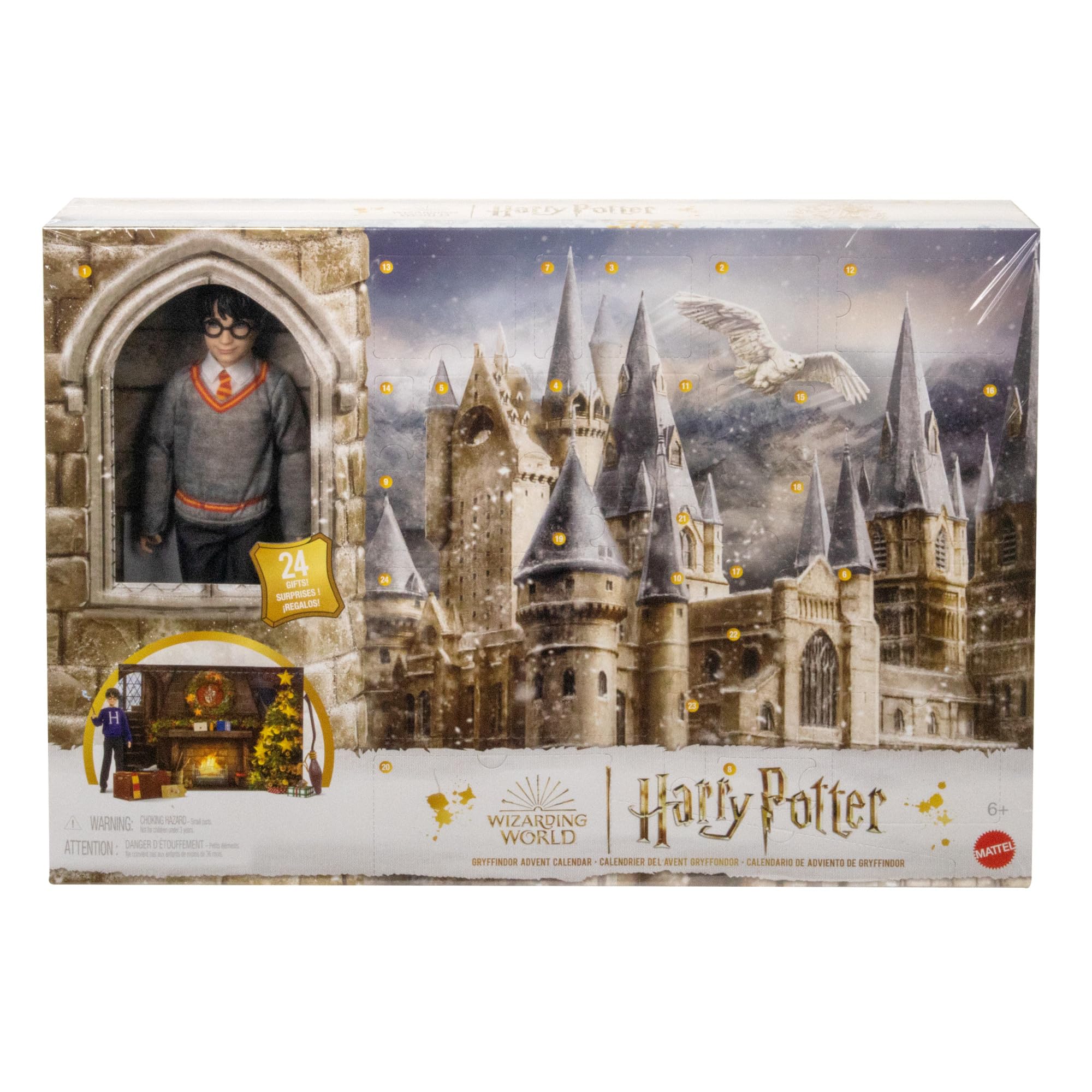 Harry Potter Gryffindor Advent Calendar with 12-Inch Doll & 24 Surprise Accessories - HND80 1