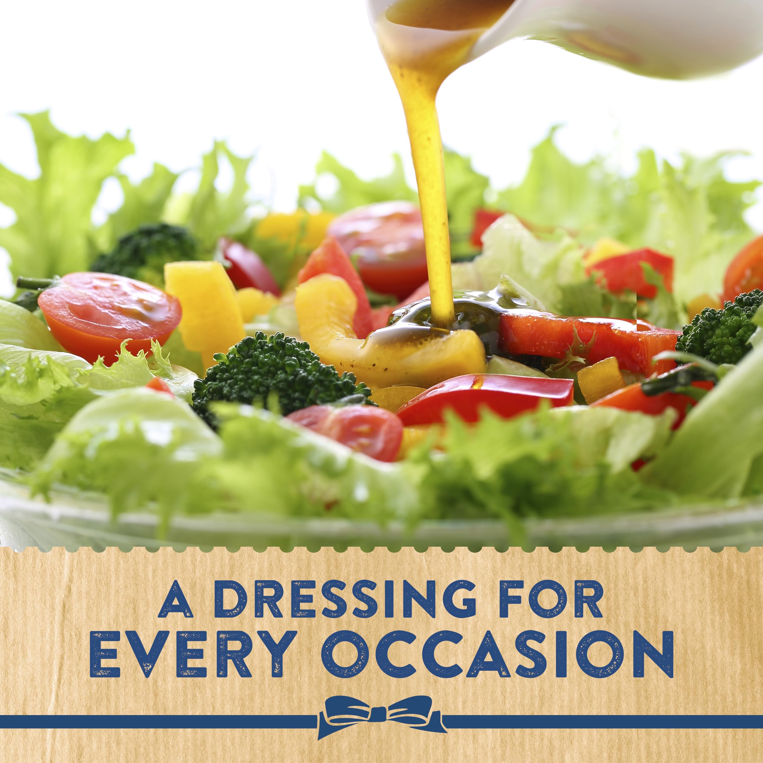 Hellmann's Fat Free Vinaigrette Vegan Salad Dressing - 200g Glass Bottle 3