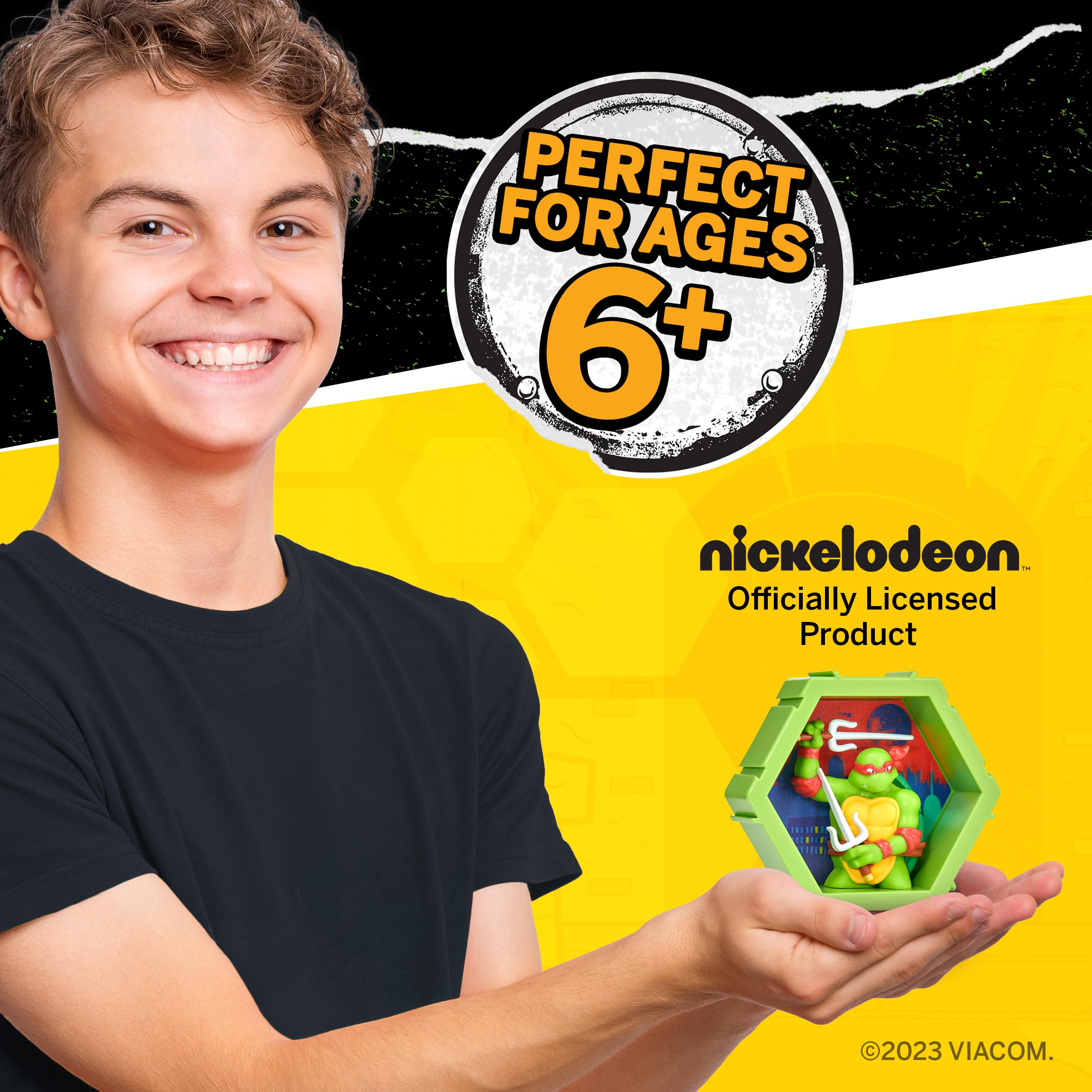 WOW! PODS Raphael Bobblehead Figure - 4D Connectable Display | Teenage Mutant Ninja Turtles Collectible | 4.75 inches 6