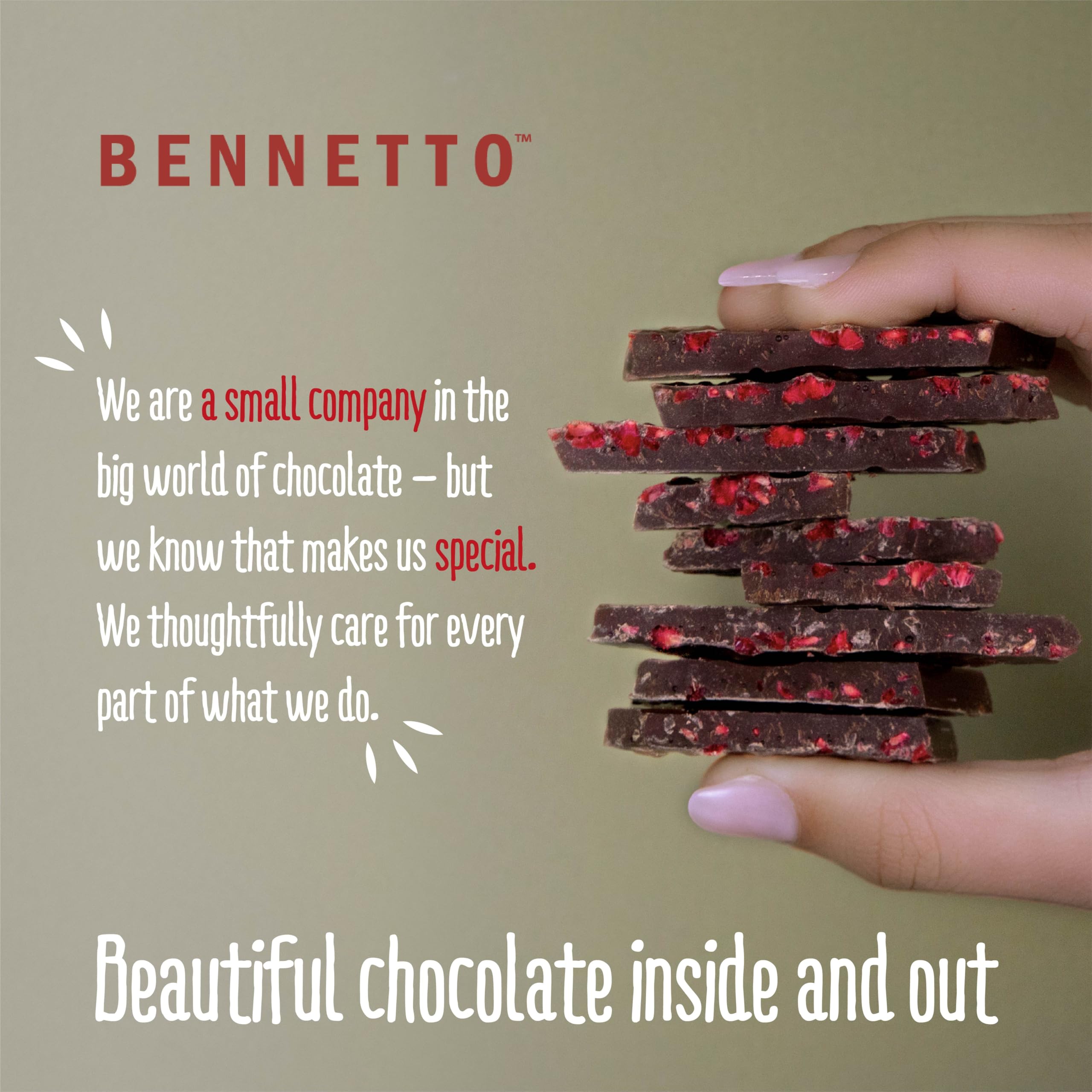 Bennetto Organic Dark Chocolate with Toasted Coconut Flakes - 270g 4