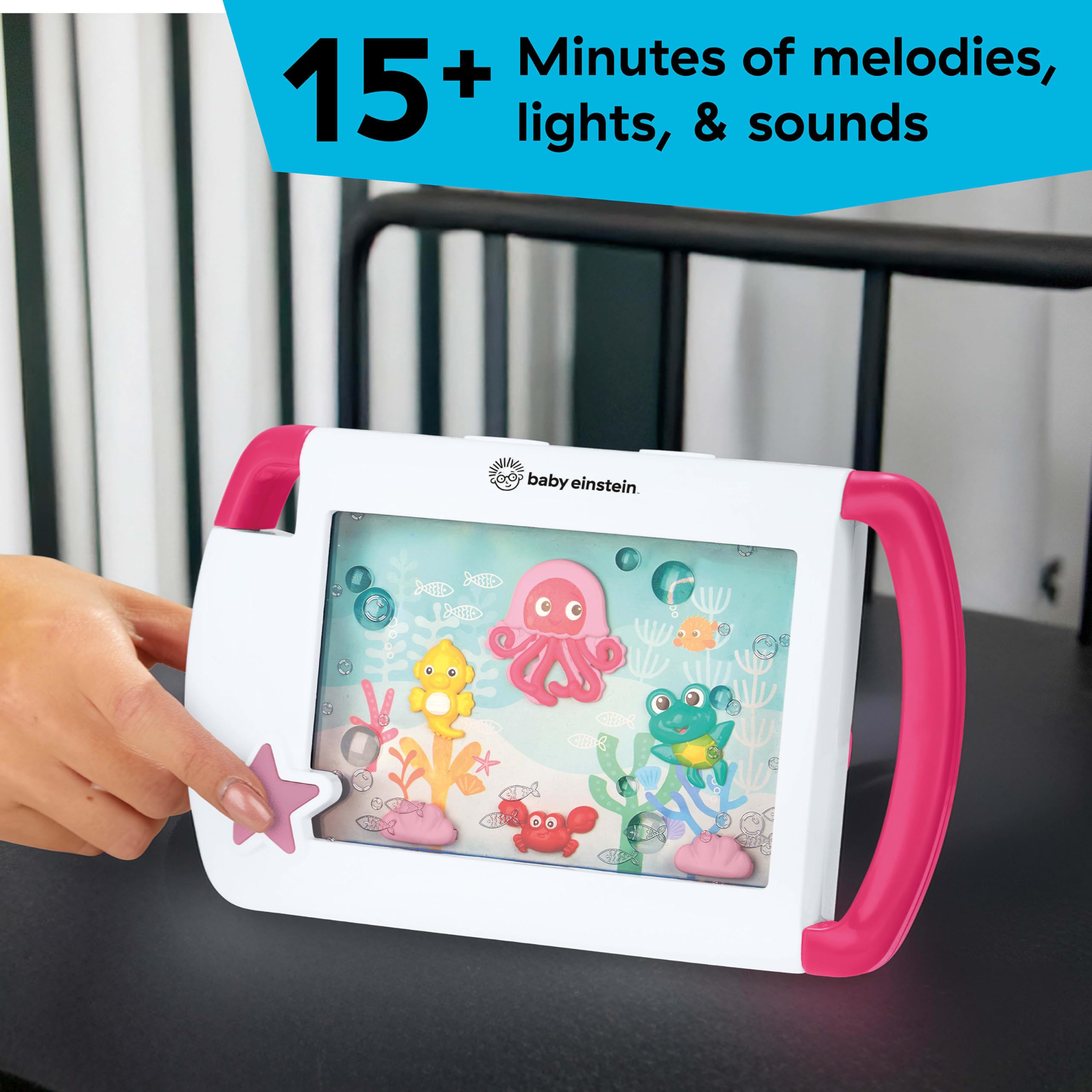 Baby Einstein On-the-Go Sea Dreams Soother - Portable Sound & Light Toy for 0+ Months 4