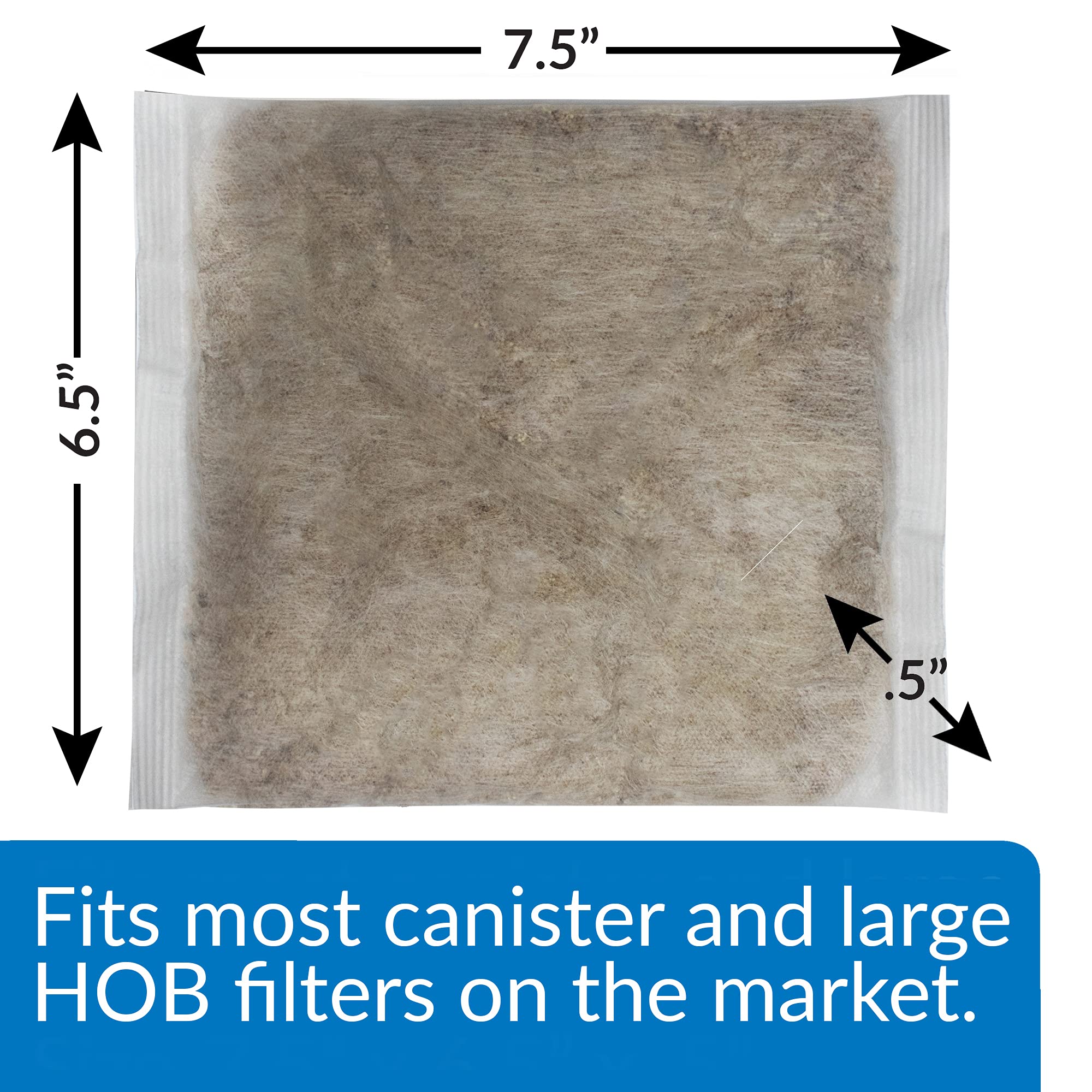 API Nitra-Zorb Filter Media Pouch - Removes Ammonia, Nitrite, Nitrate | Size 6 Canister Filter | 1 Count 2