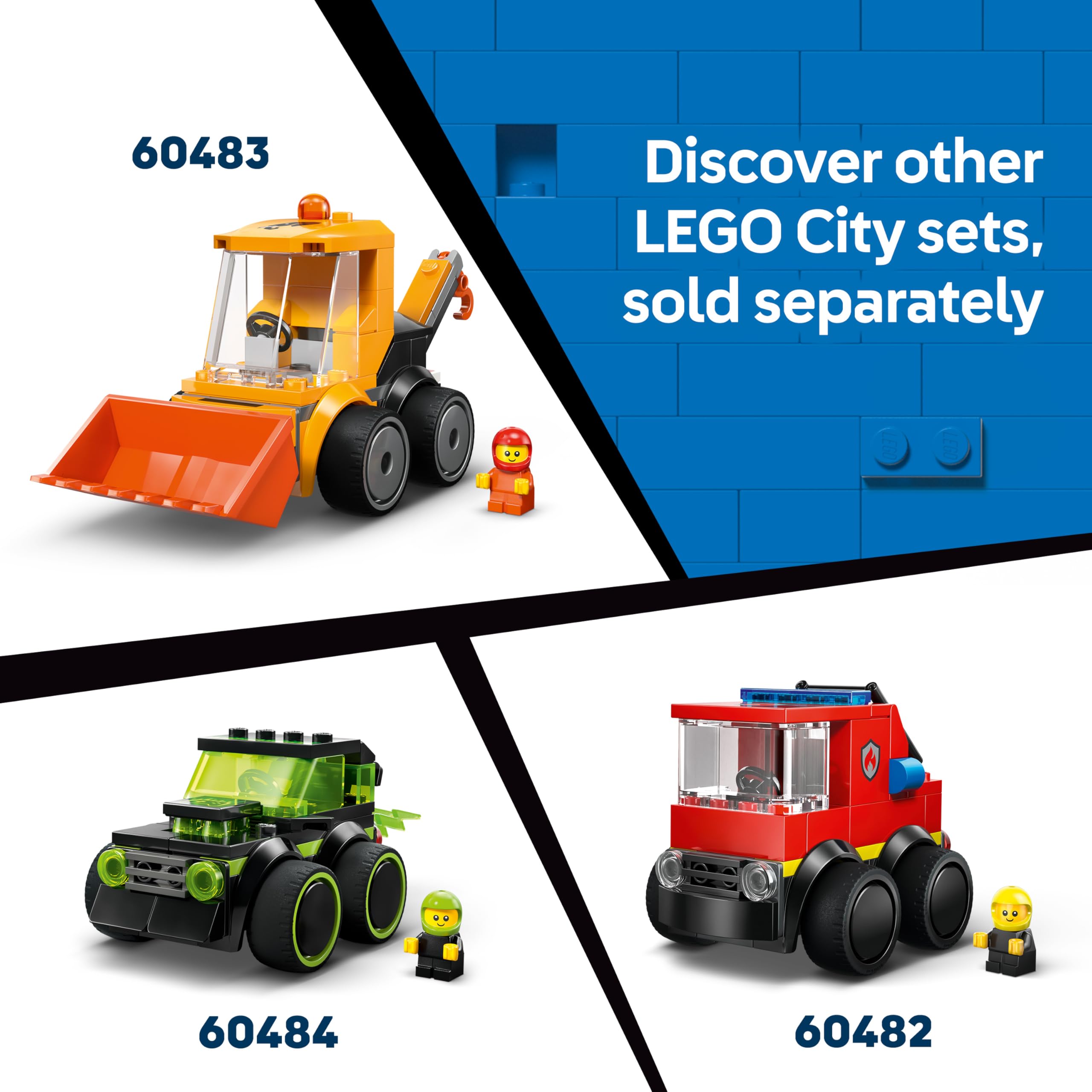 LEGO City Rides 60481 Police Truck Toy Building Set for Ages 5+ | Easy-Build 9