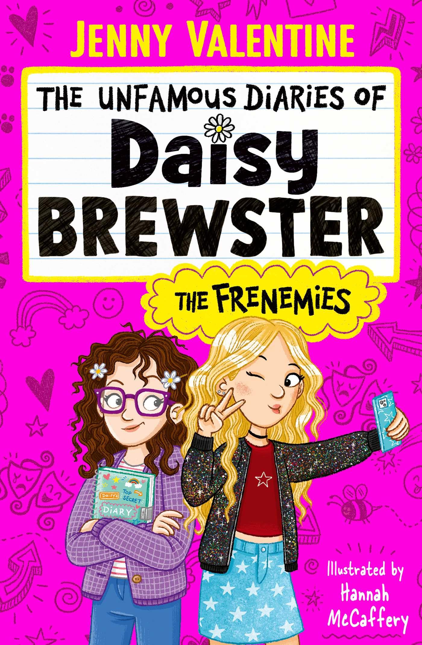 The Unfamous Diaries of Daisy Brewster: The Frenemies, Volume 1 by Jenny Valentine [Paperback]