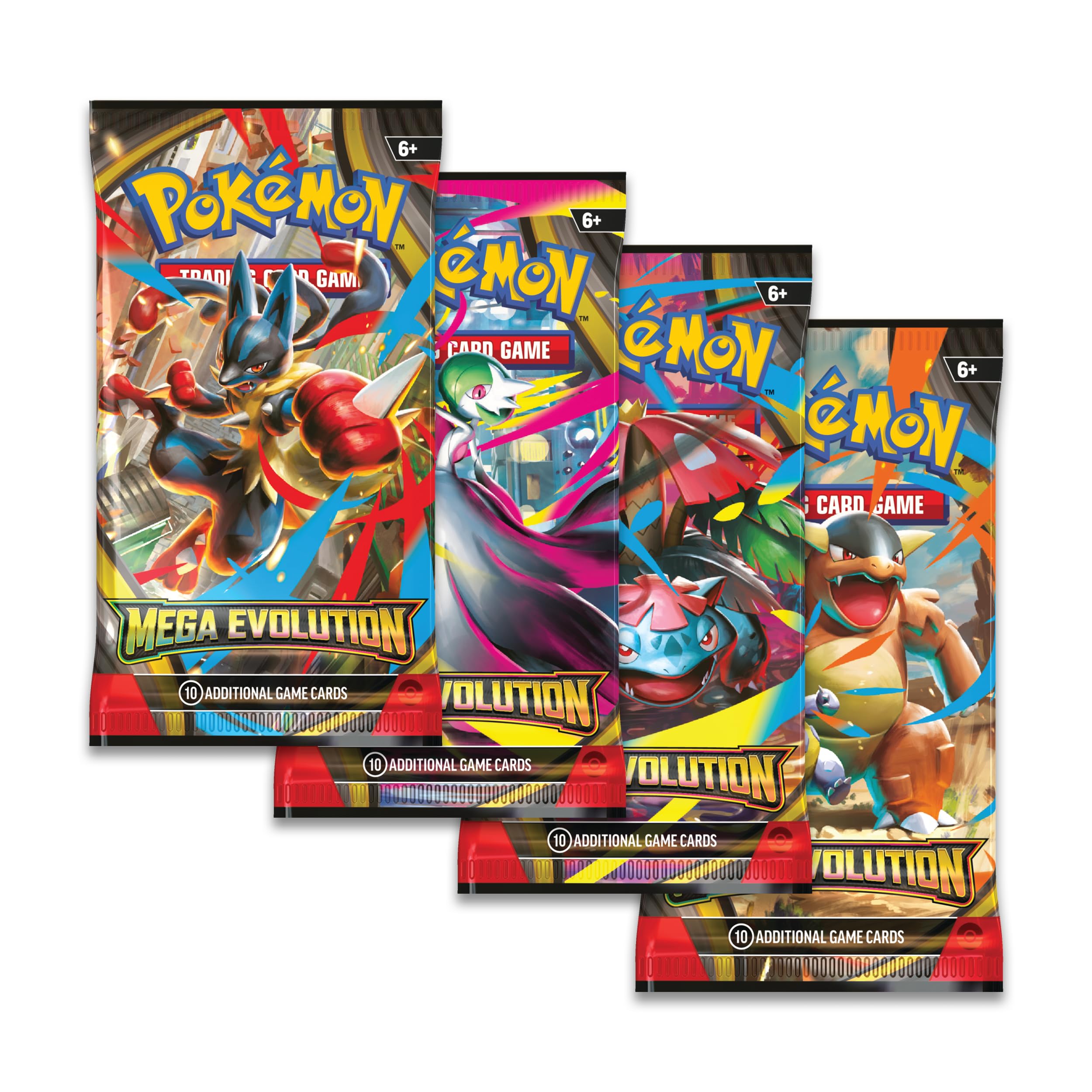 Pokémon TCG: Mega Evolution Booster Bundle (6 Packs)
