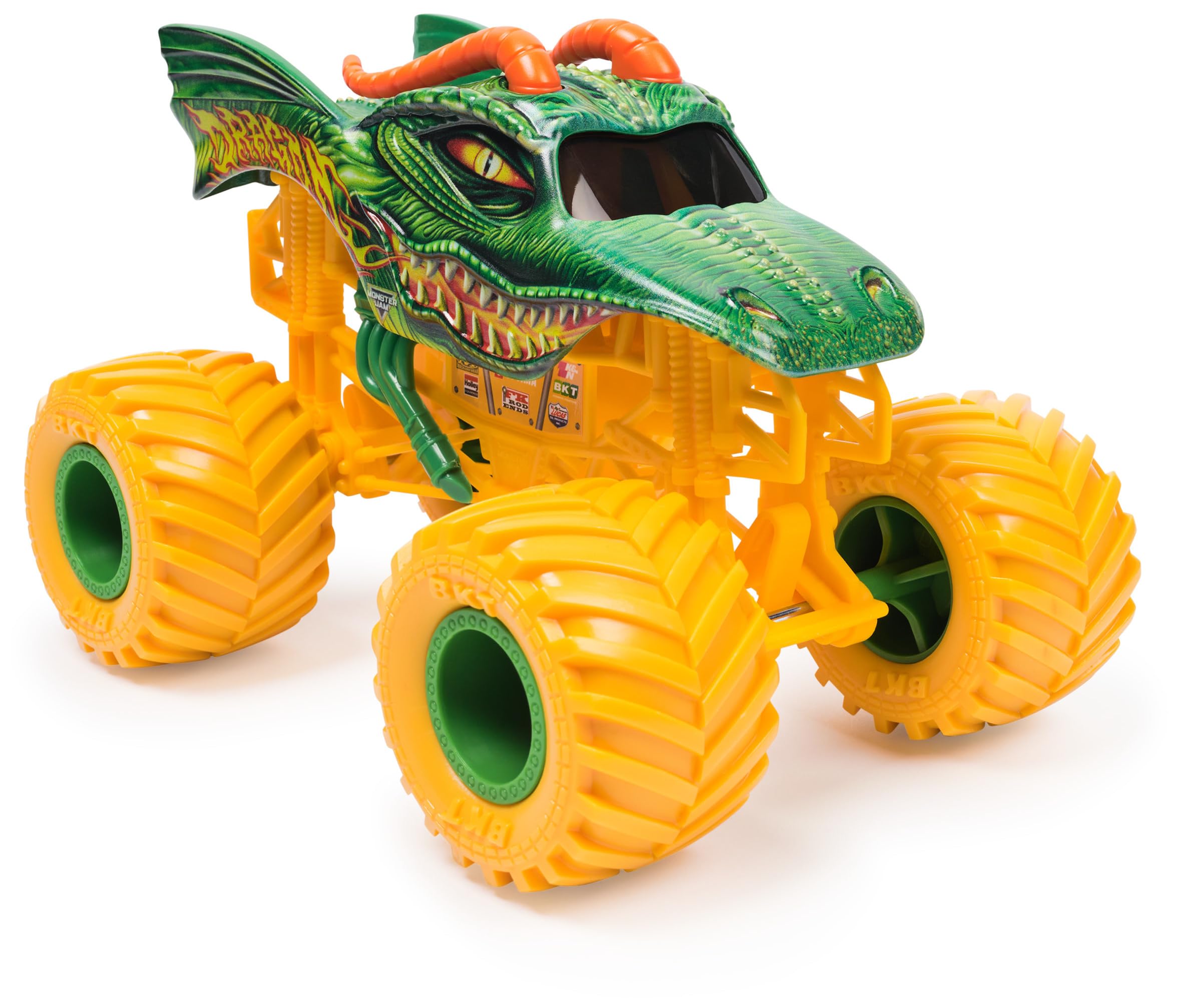 Monster Jam Dragon 1:24 Scale Collector Die-Cast Monster Truck | Working Suspension 2