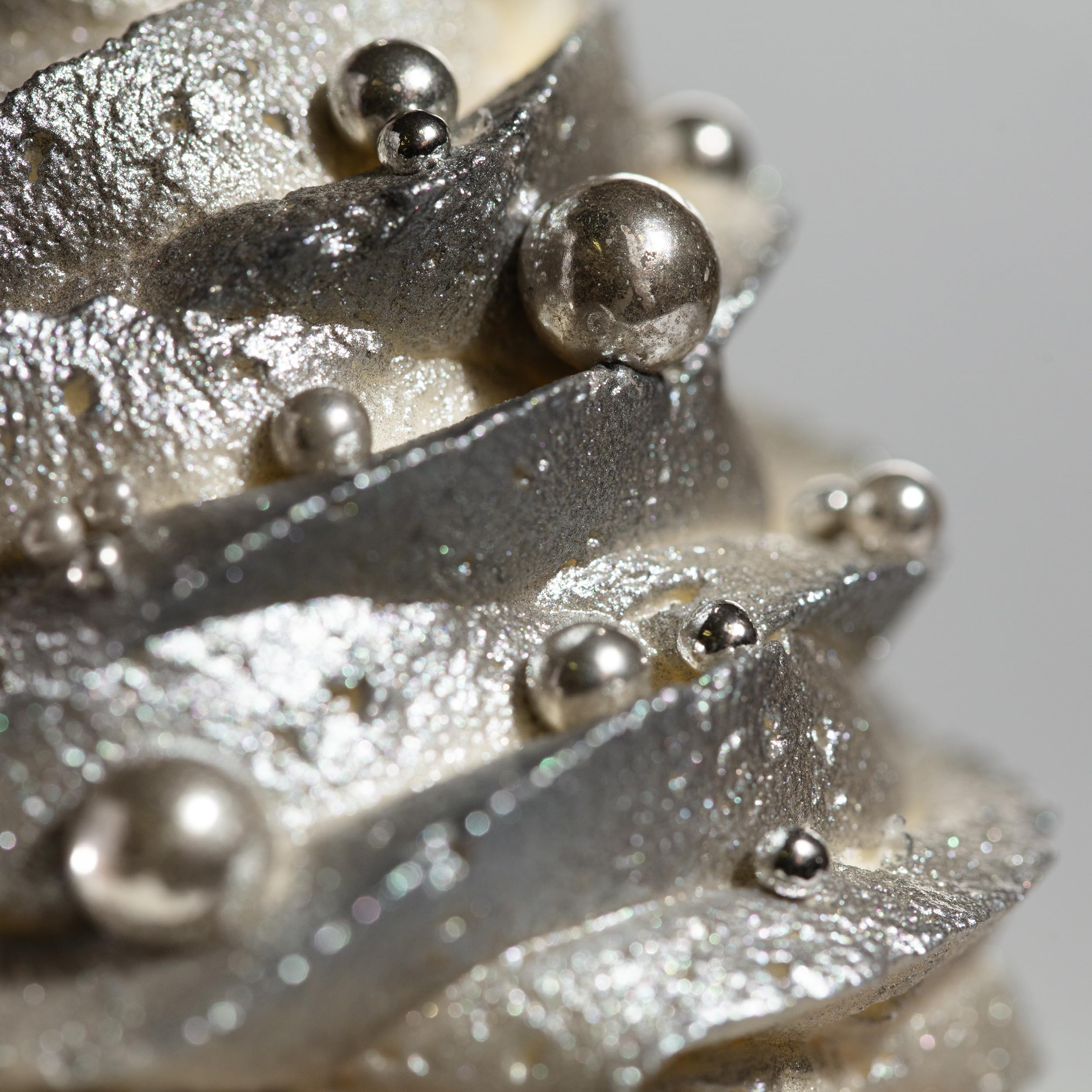 PME Silver Sugar Pearls - Edible Cake Decorations (25g, 4mm) 3