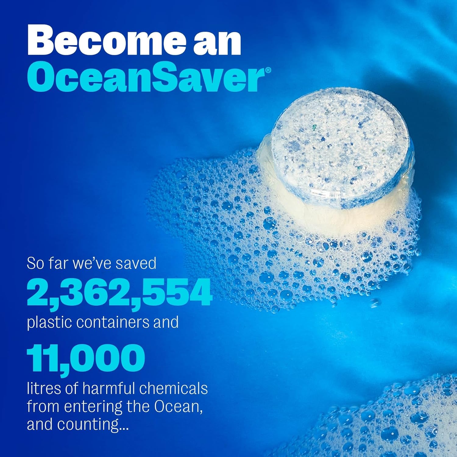 OceanSaver Eco-Friendly Dishwasher Tablets - 100 Pack | Plastic-Free, Non-Toxic Cleaning 4