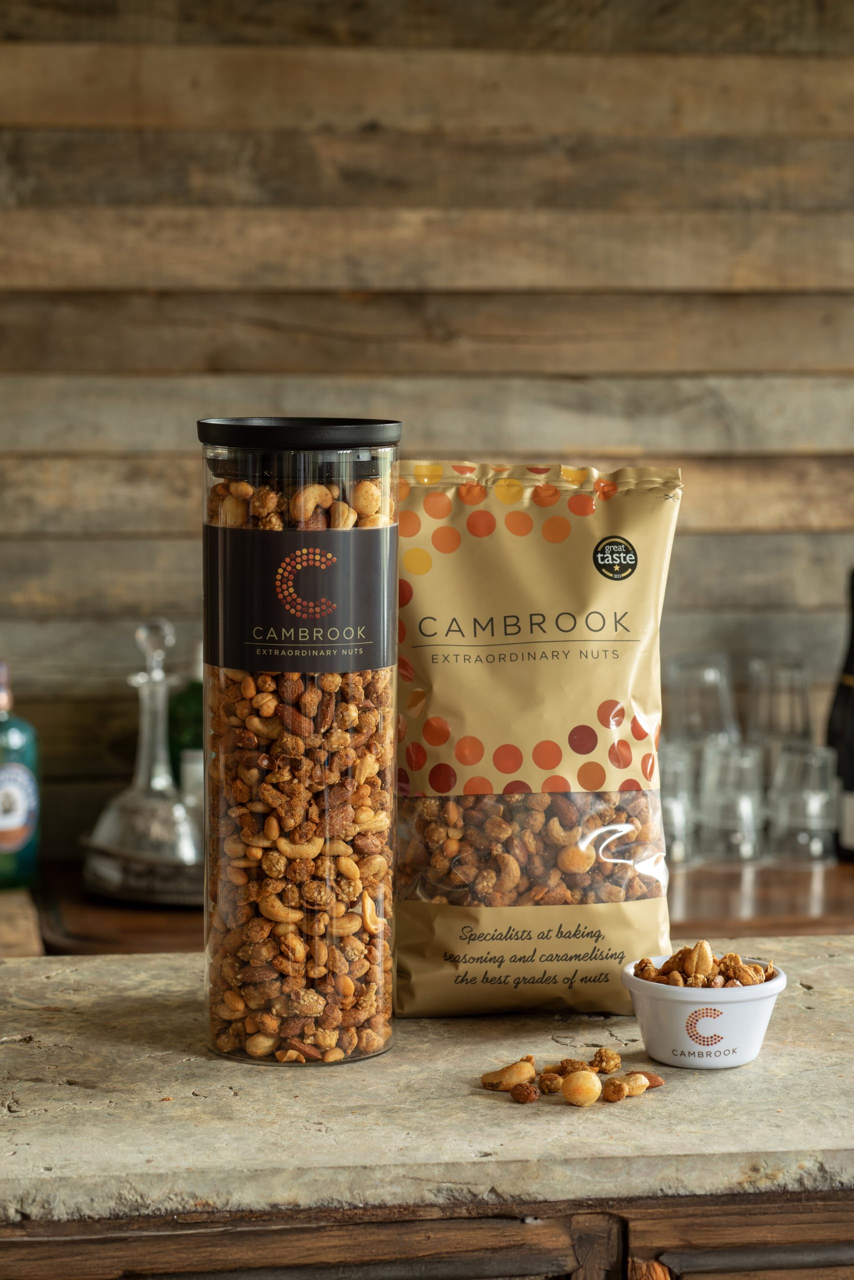 C Cambrook Extraordinary Nuts Mix 6 - Salted, Smoked & Caramelised Mixed Nuts | 1kg Bag 3