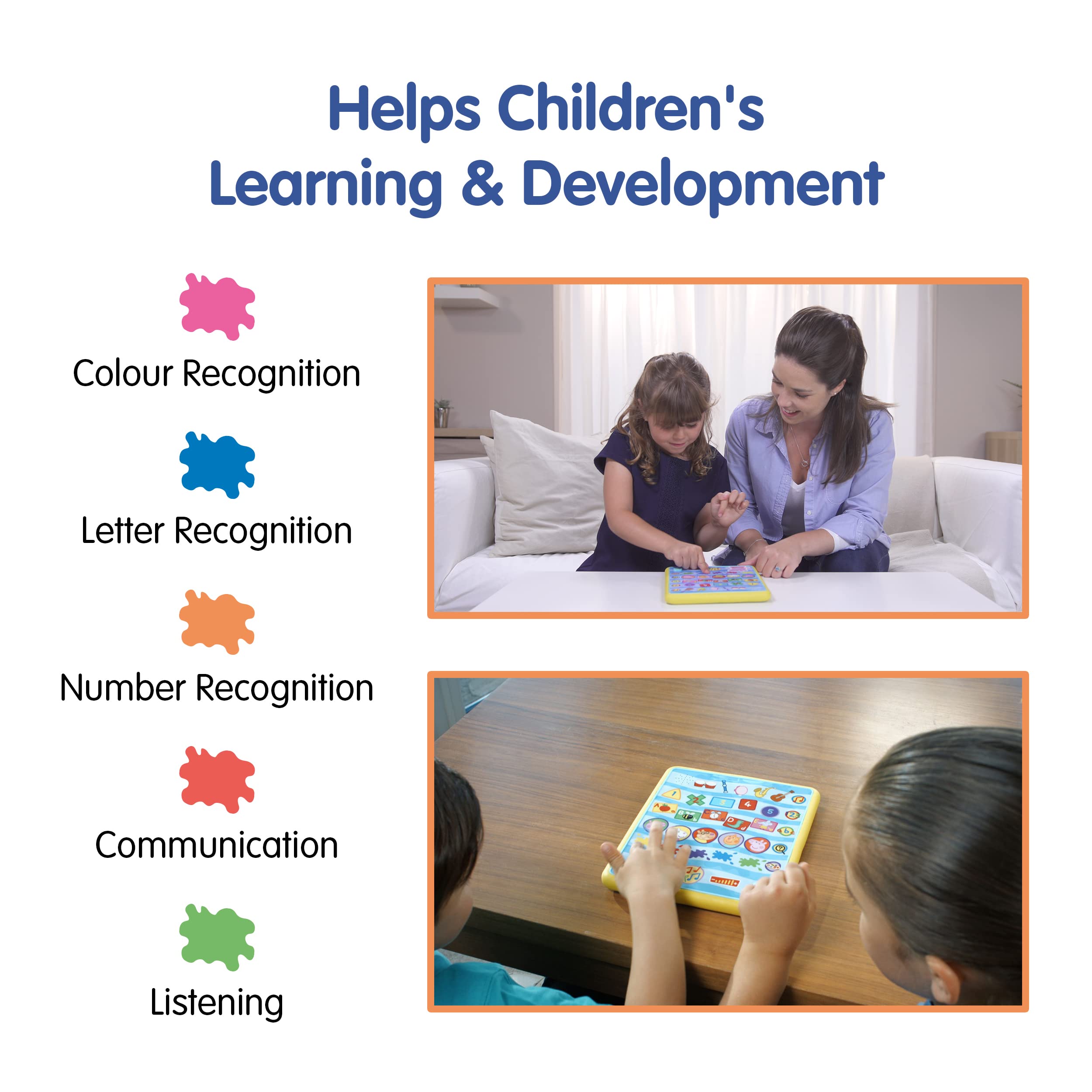 Peppa Pig Peppa's Smart Tablet - Interactive Learning for Ages 2+