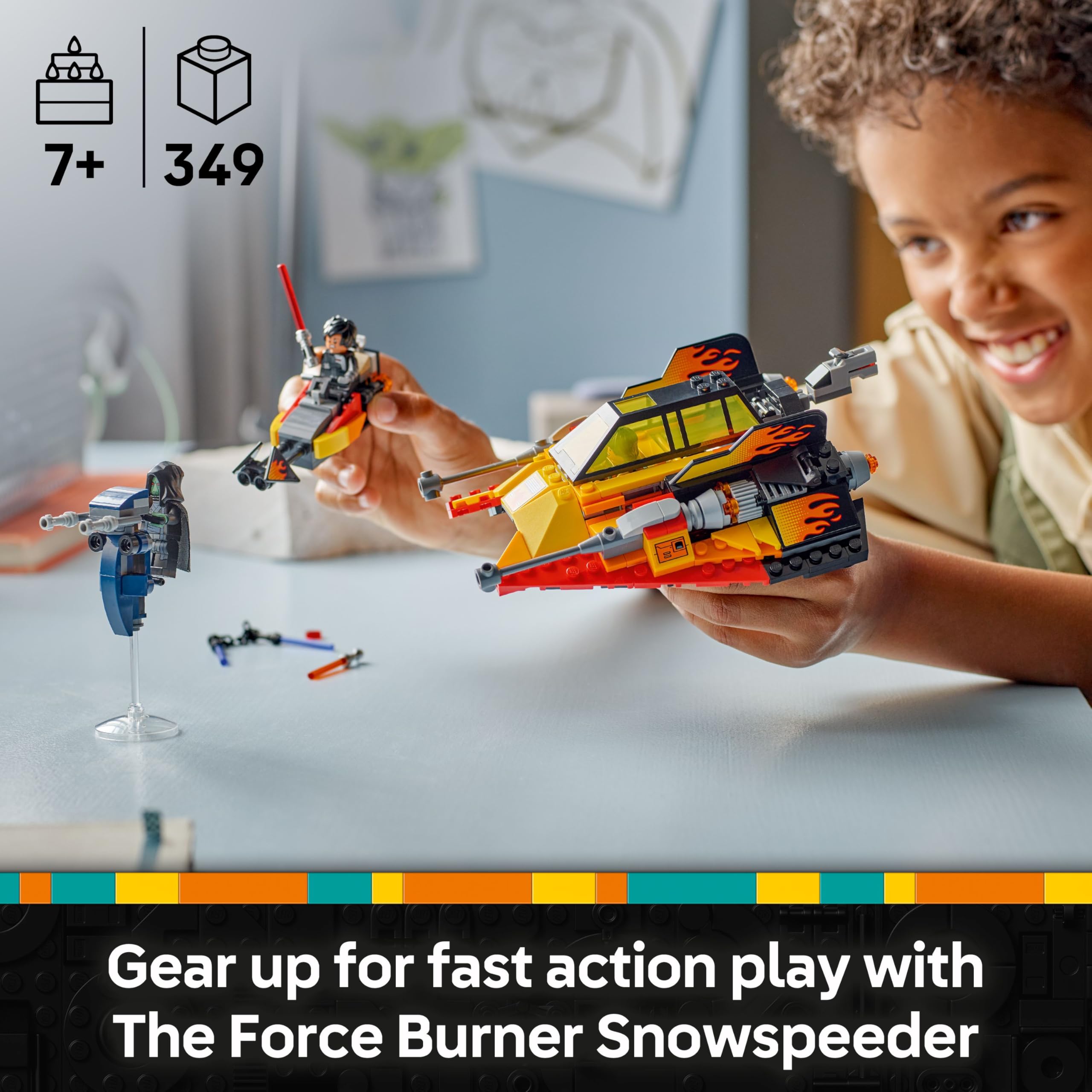 LEGO Star Wars 75414 The Force Burner Snowspeeder Building Set | Ages 7+ 2