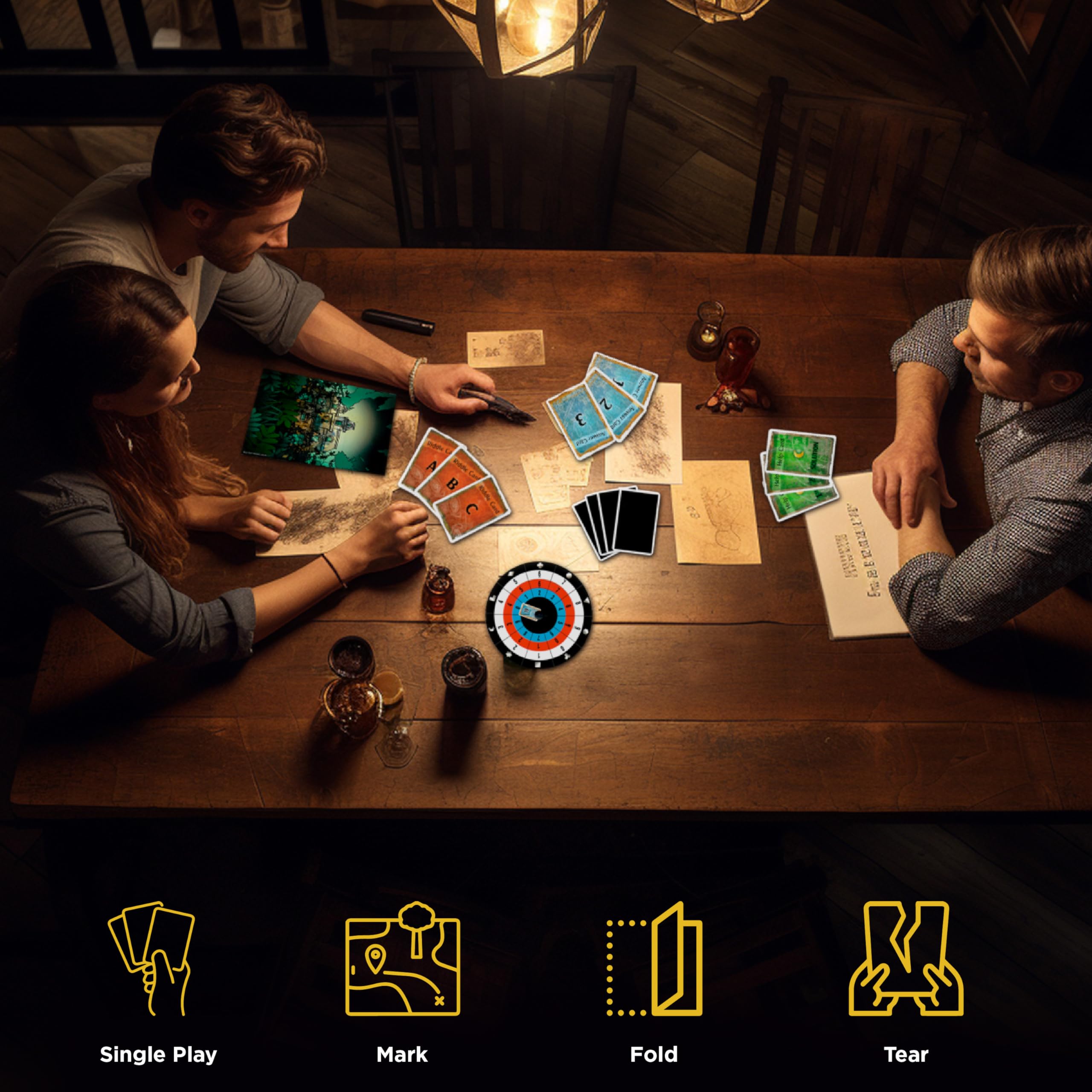 Thames & Kosmos EXIT: The House of Riddles Board Game | Strategy Puzzle | 1-4 Players | Ages 10+ 4