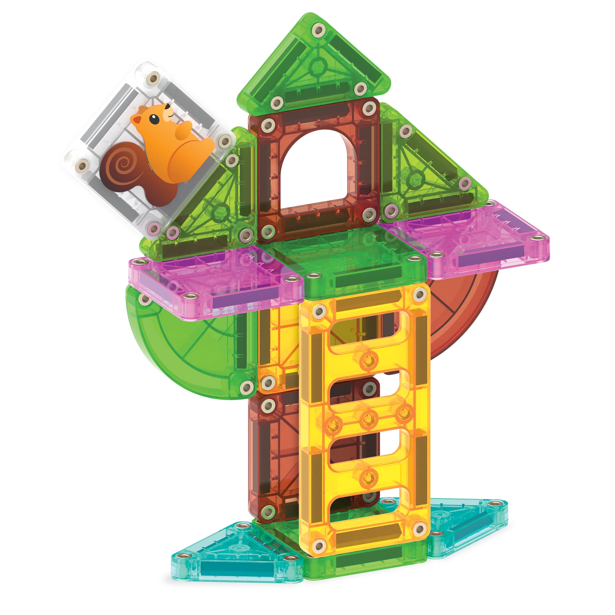 Magna-Tiles microMAGS Treehouse Travel Set - 24 Pieces | Ages 3+ | Magnetic Building 6