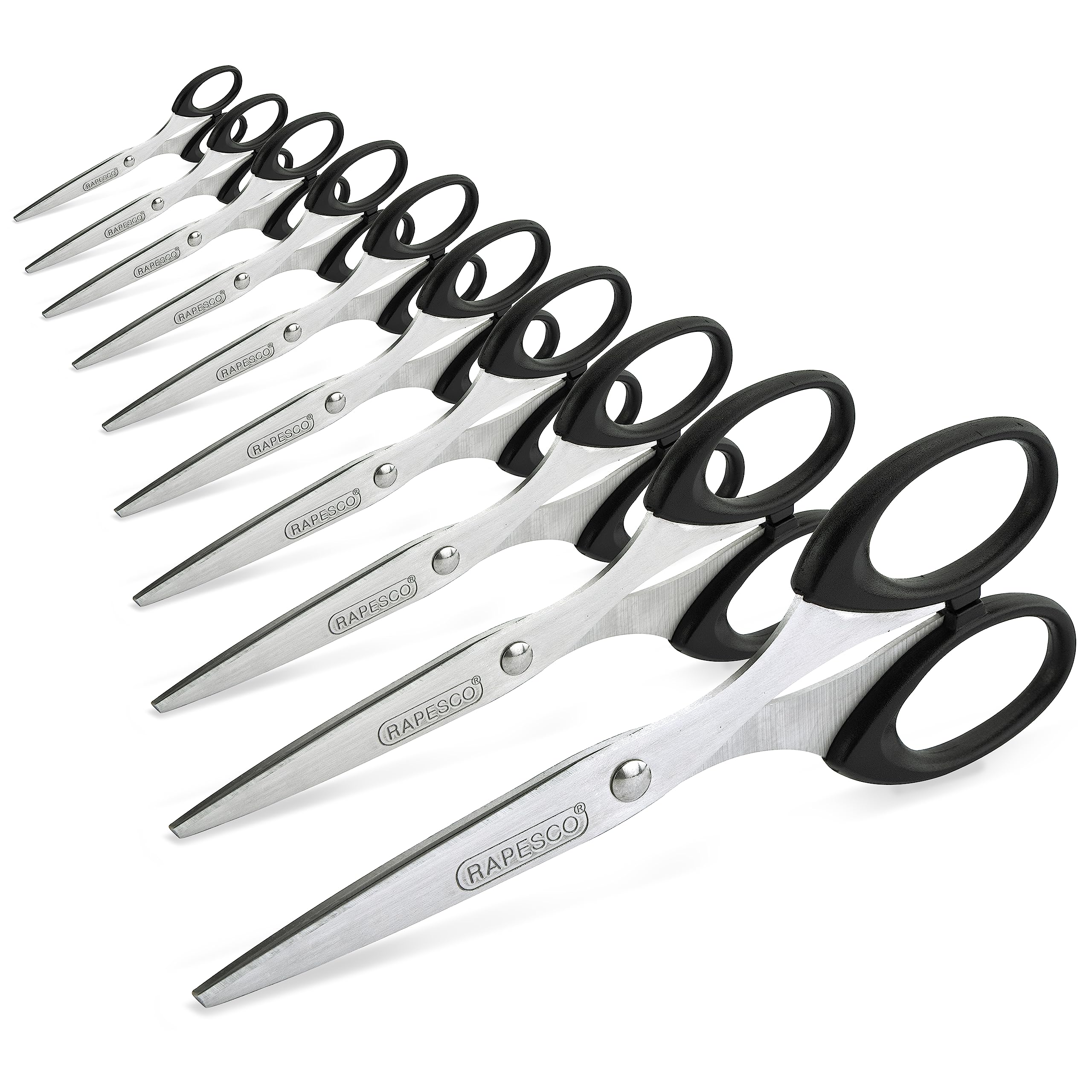 RAPESCO 1579 Business Pack - 10 x 16cm Stainless Steel Scissors for Office & Retail Use 1