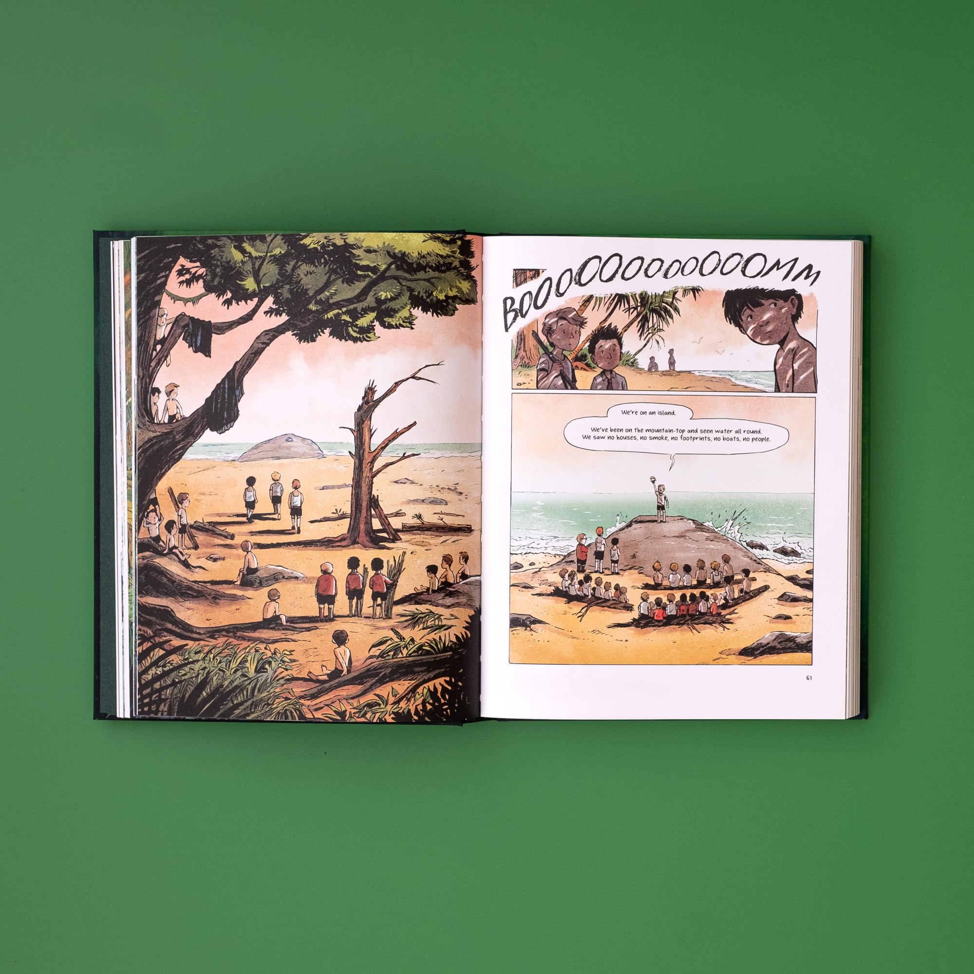 Faber & Faber Lord of the Flies: The Graphic Novel Adaptation by William Golding | Hardcover 3