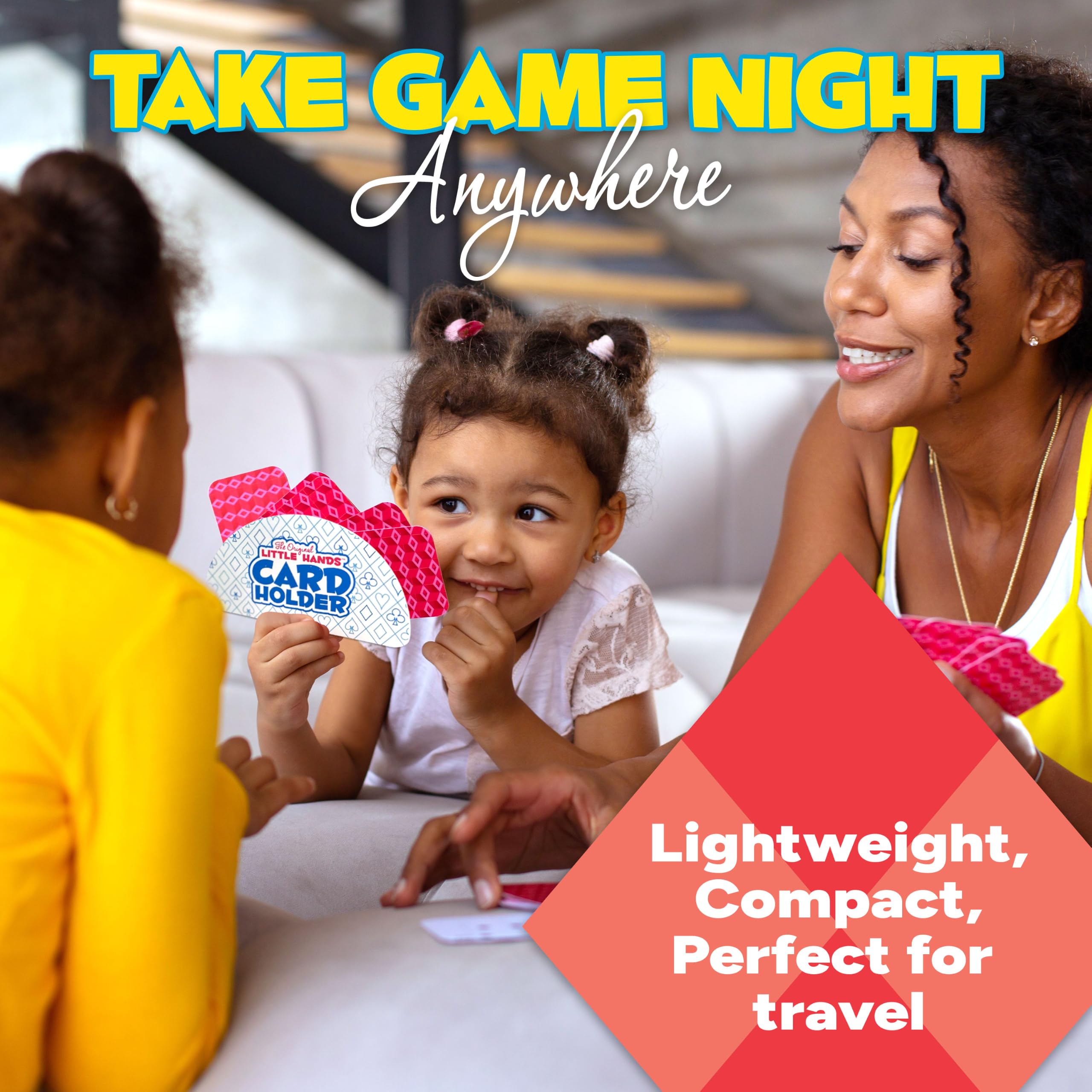 Gamewright Little Hands Card Holder - Ages 3+ | Plastic | Multicolor 6
