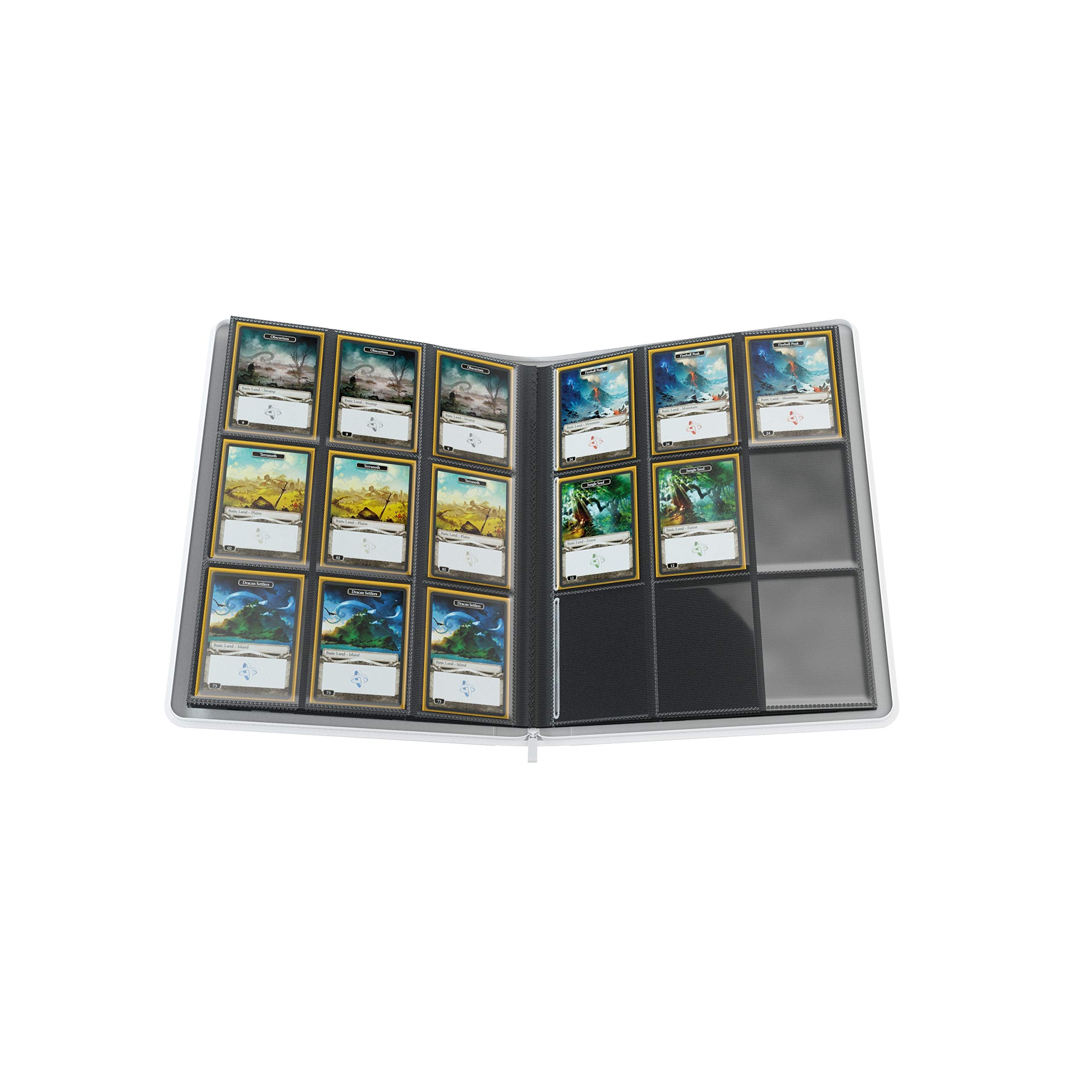 Gamegenic Zip-Up Album - 18-Pocket Card Storage for Trading Cards (White, 8+ Years) 5
