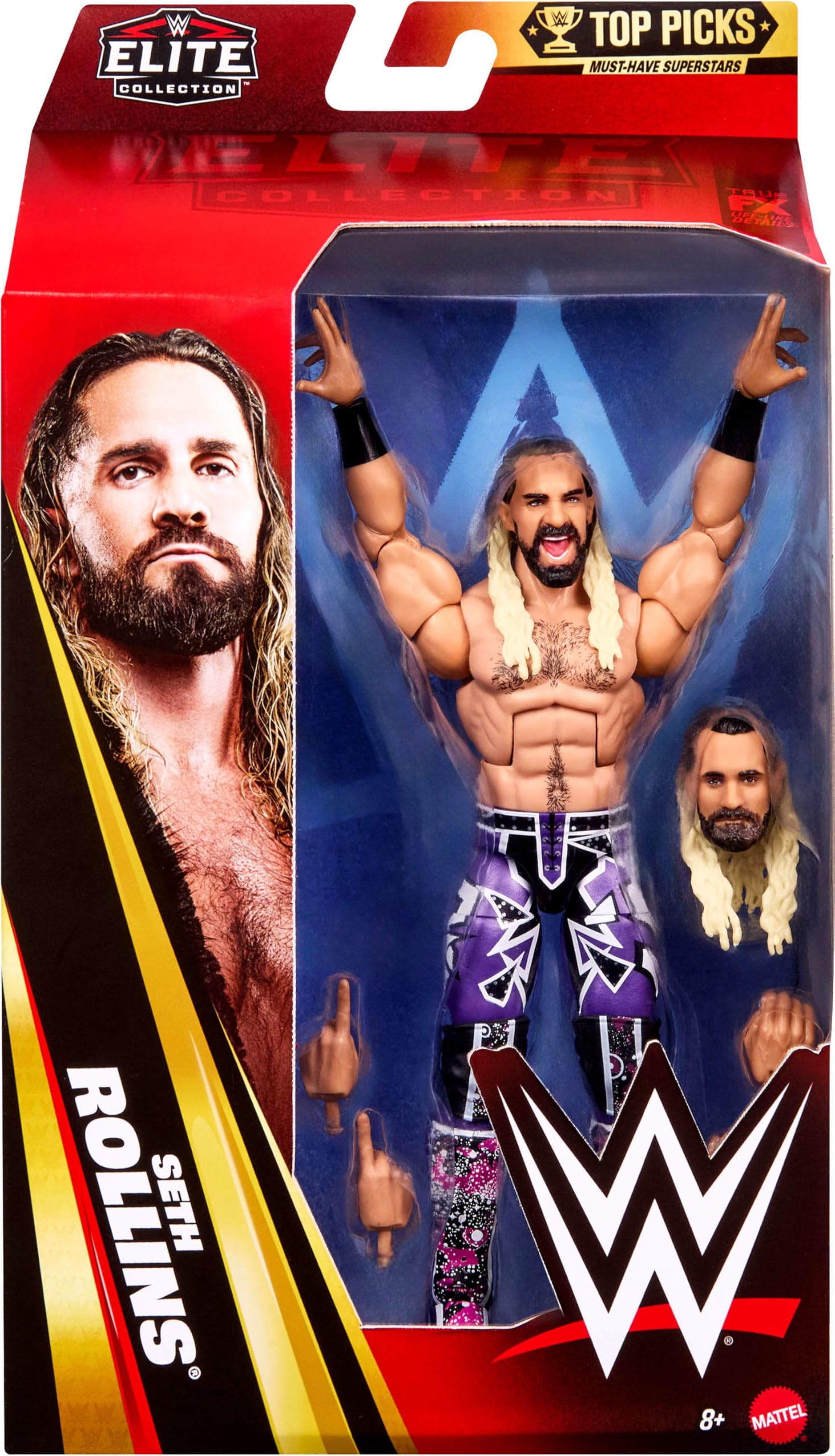 Mattel WWE Elite Collection Top Picks Action Figure & Accessories Set | 6-Inch Scale | Ages 8+ 2