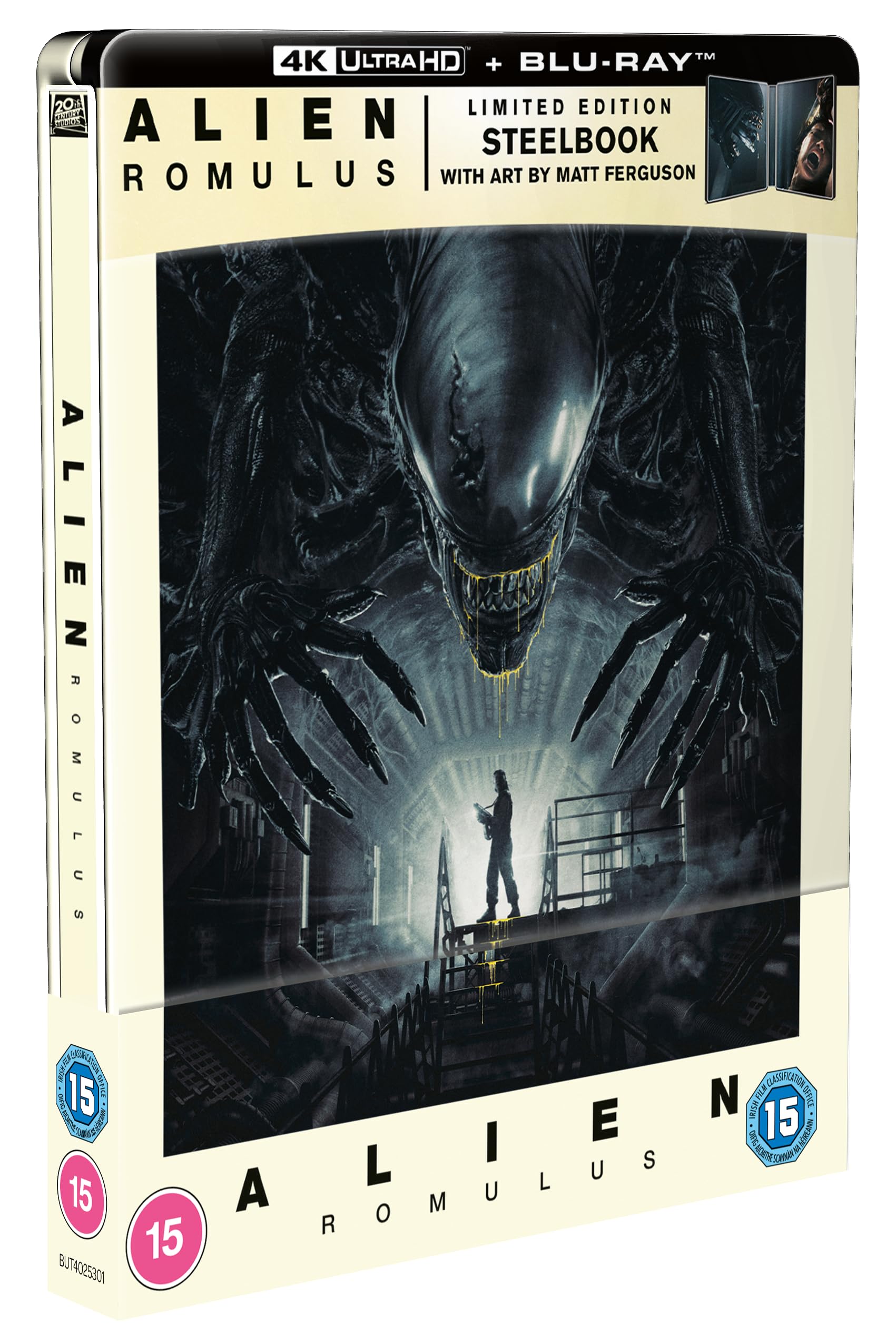 Alien Romulus UHD/BD SteelBook (Matt Ferguson art) [Blu-ray] [Region Free] 3