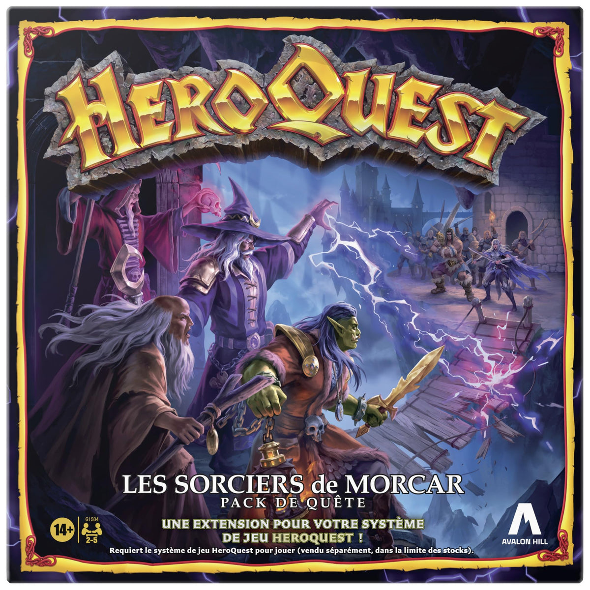 Avalon Hill HeroQuest Wizards of Morcar Quest Pack - 10 Quests - Ages 14+