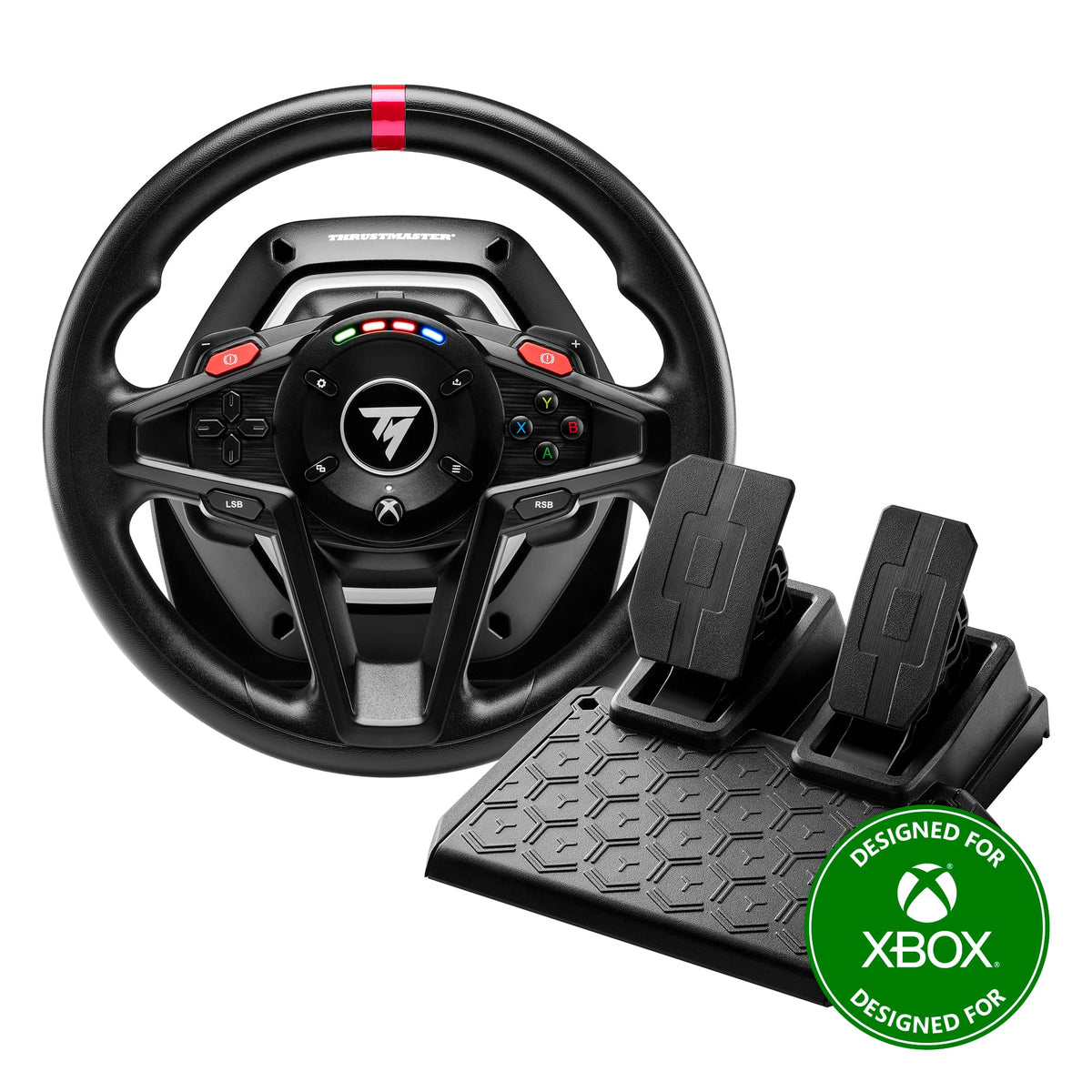 Thrustmaster T128 Force Feedback Racing Wheel with Magnetic Pedals - Xbox Series X|S, Xbox One, PC
