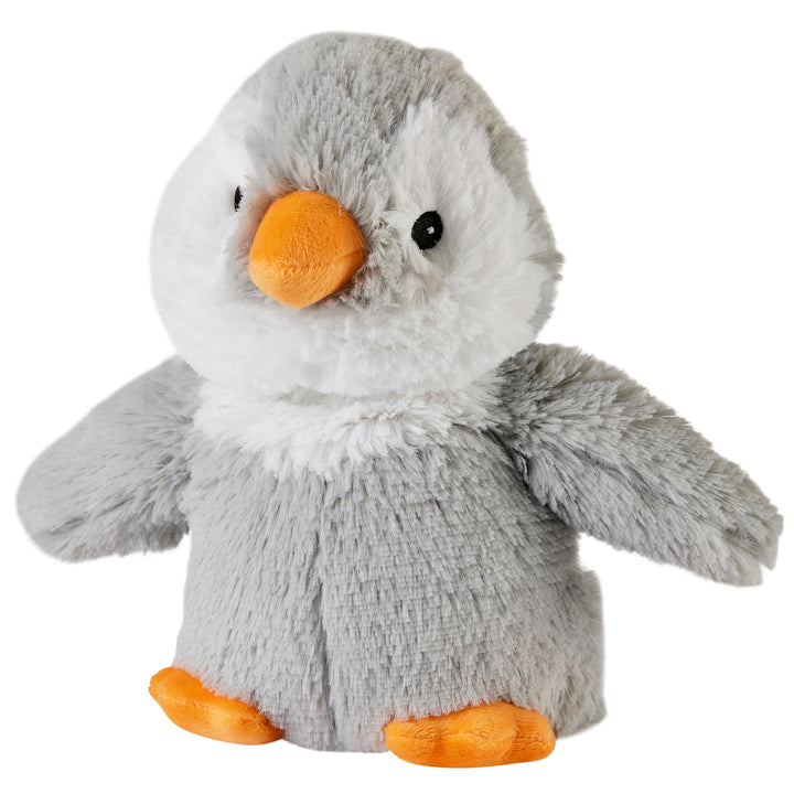 Warmies - 13" Grey Penguin Microwaveable Plush Toy with French Lavender Scent