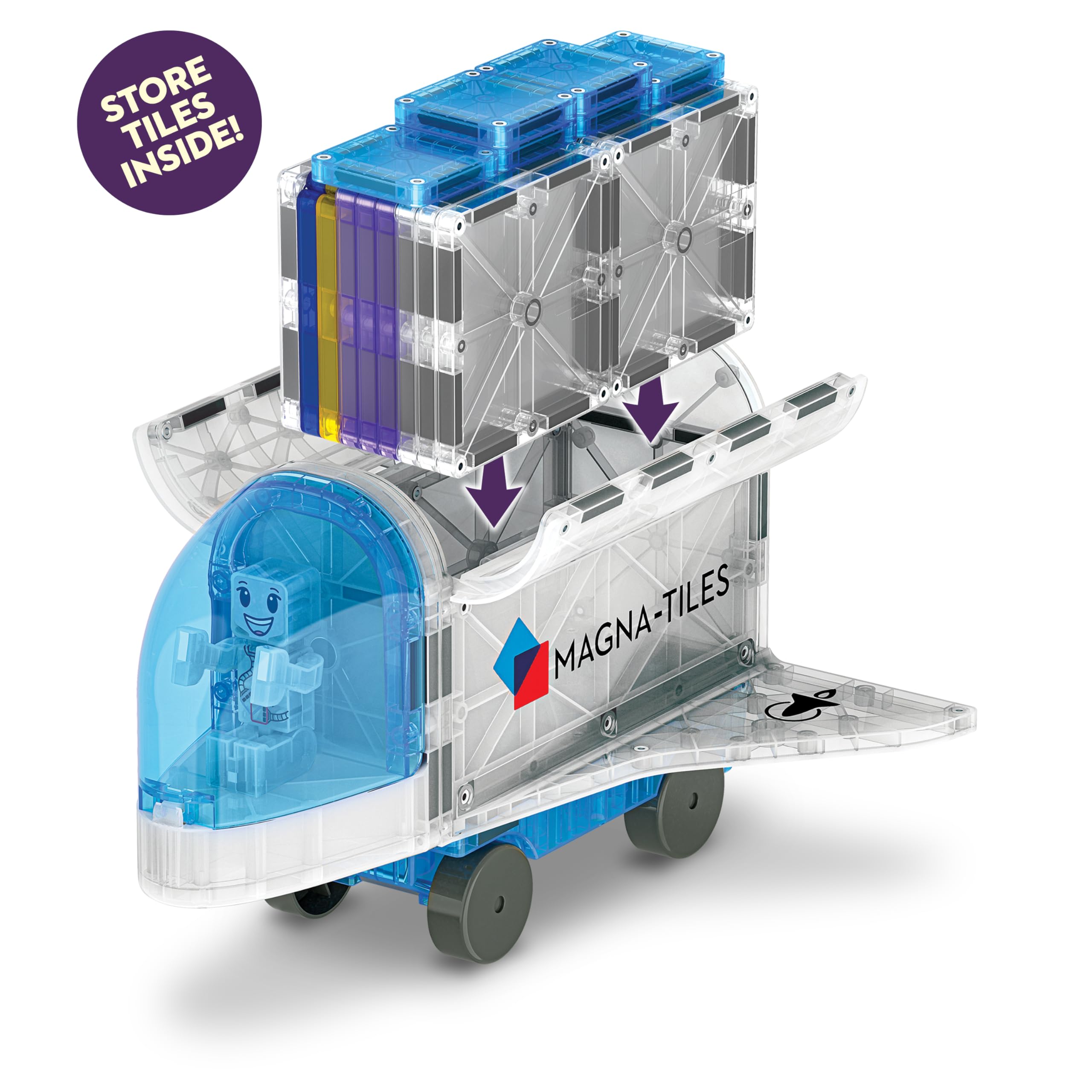 Magna-Tiles Space 32-Piece Magnetic Construction Set | Ages 3+ | Non-Toxic ABS 6