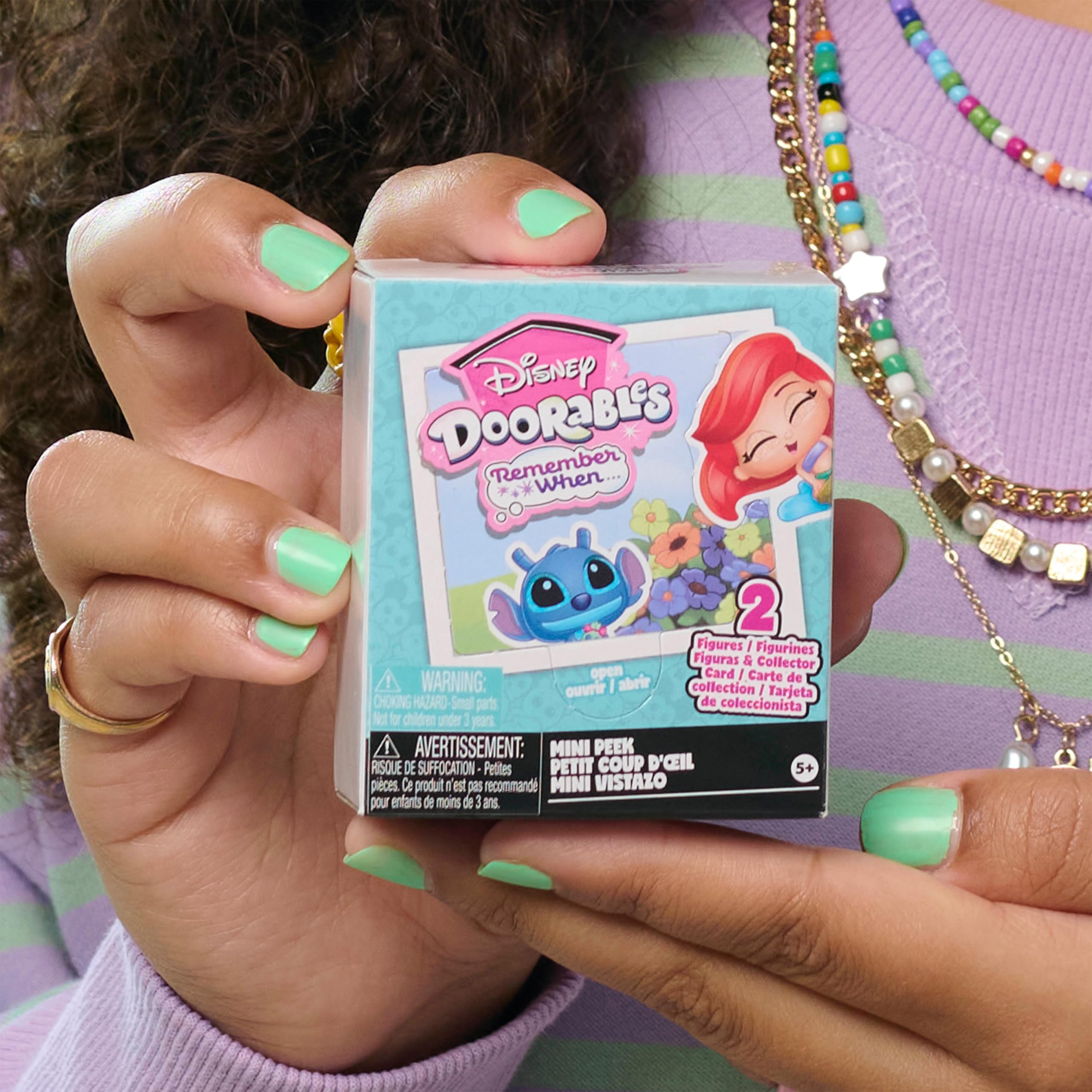 Just Play Disney Doorables Remember When Lil’ Moments Mini Peek Playset | 2 Figures | Ages 5+