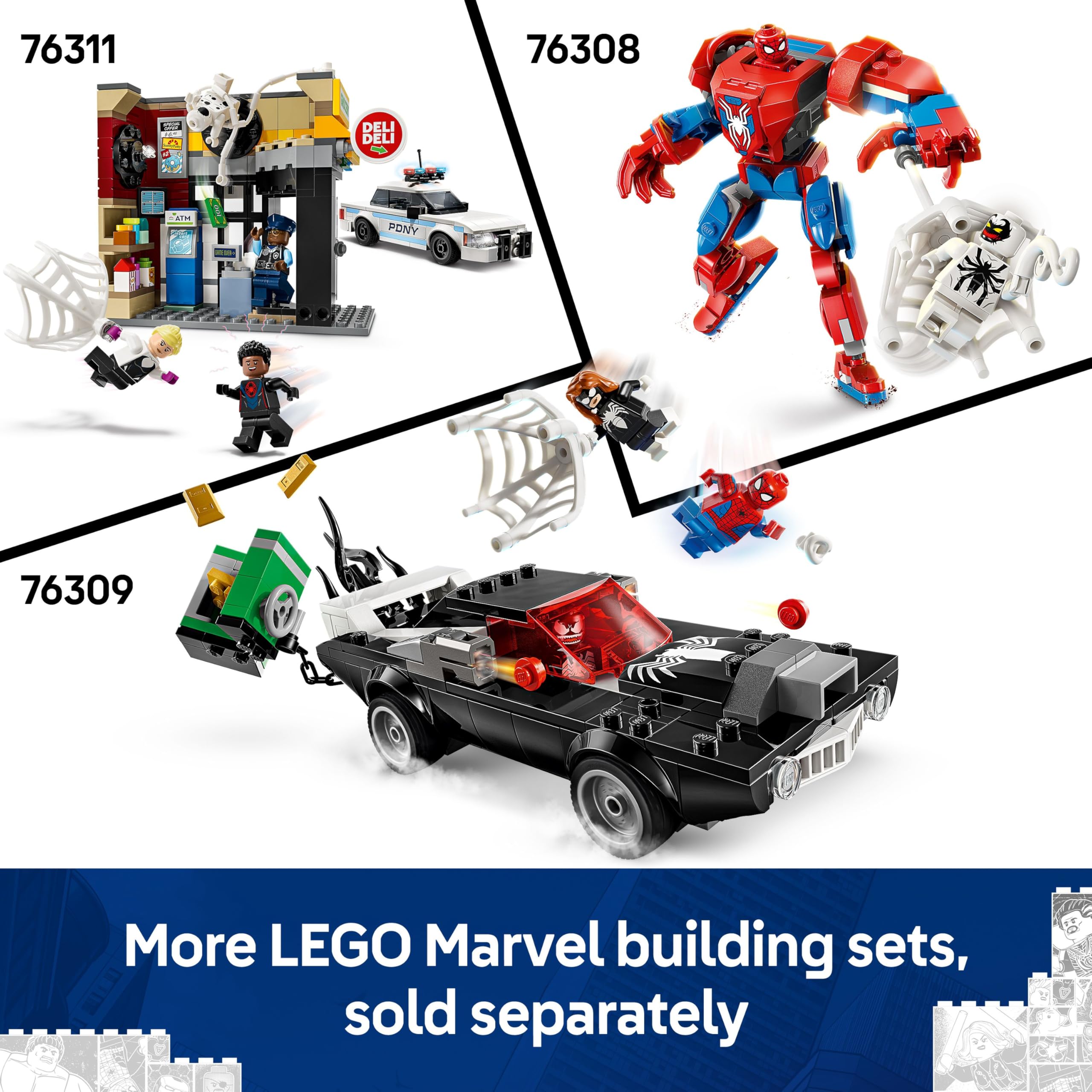 LEGO Marvel Spider-Verse: Miles Morales vs. The Spot Building Set 76311 | Ages 9+ 8