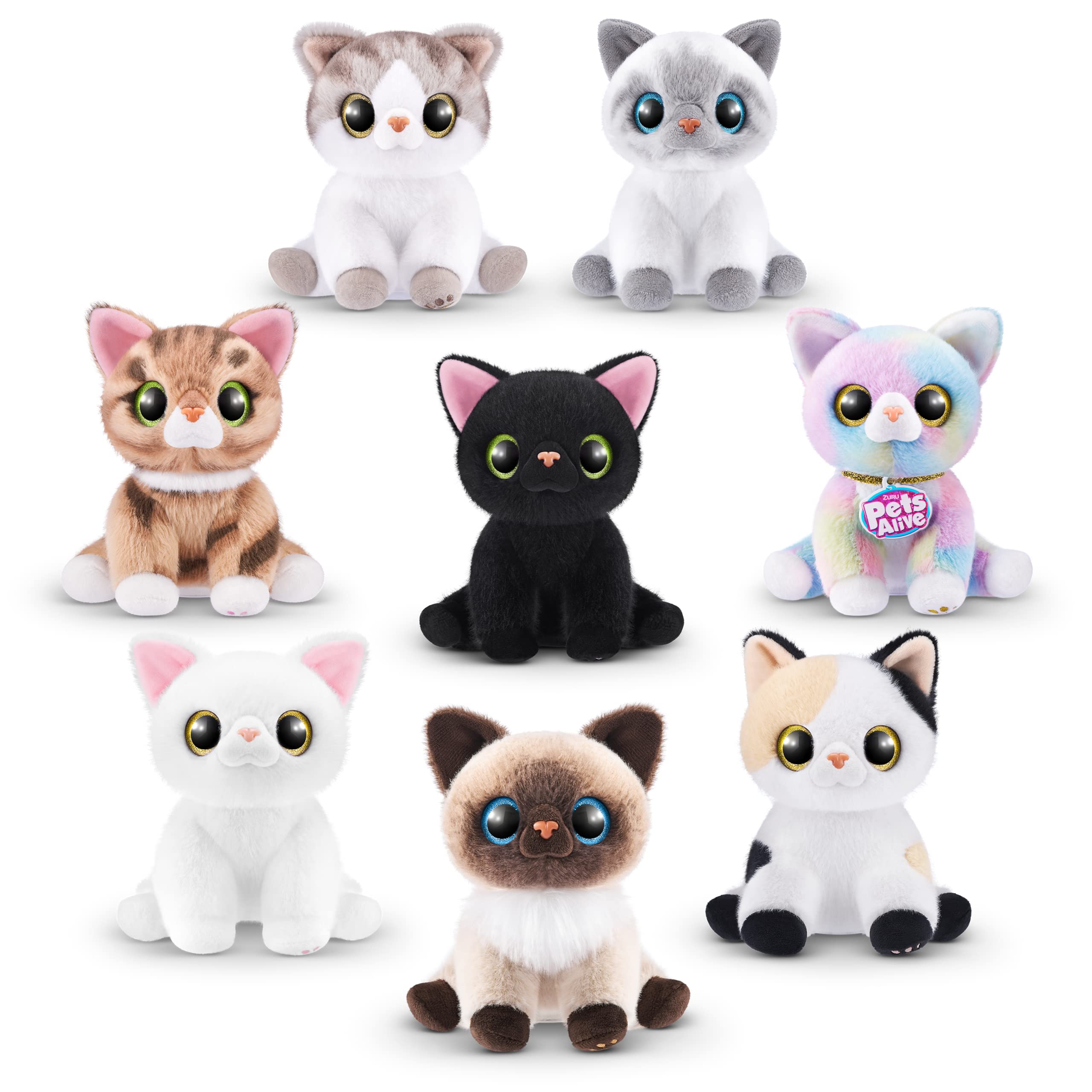 Pets Alive Smitten Kitten Minx - Interactive Electronic Plush Toy with Real Sounds, Ages 3+ 3