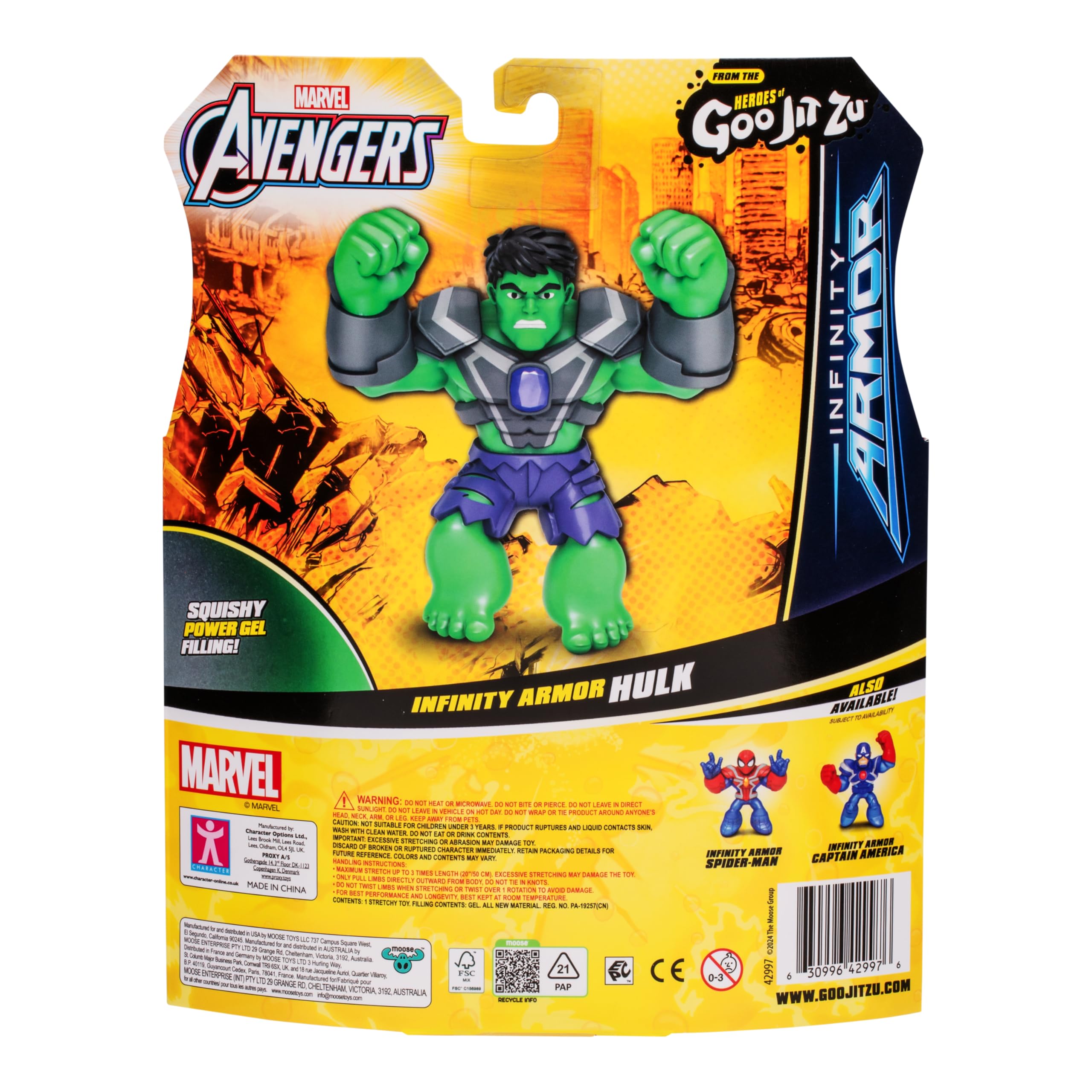 Heroes of Goo Jit Zu Infinity Armor Hulk Stretchy Action Figure | 4.5 Inches 5