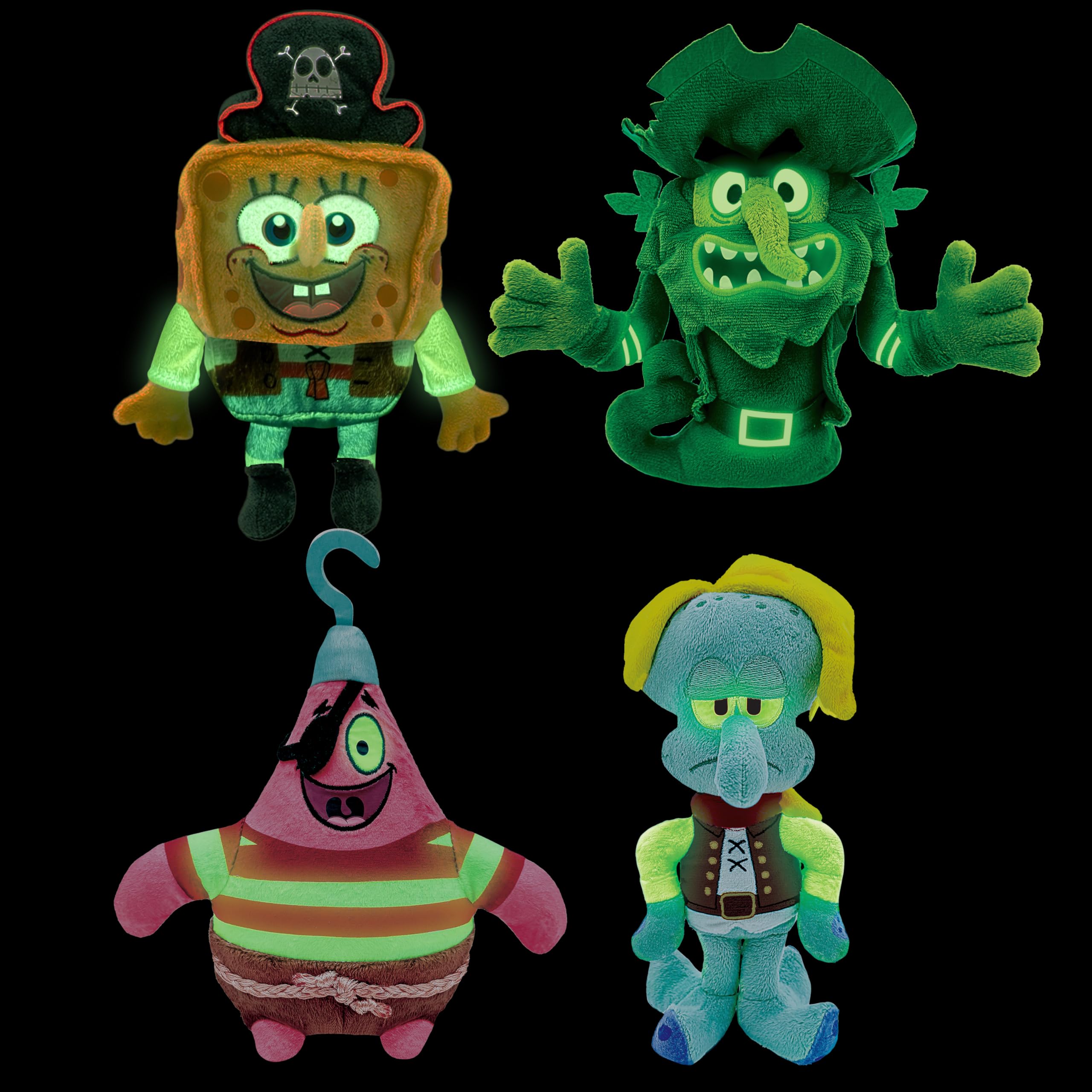 SpongeBob SquarePants Bikini Bottom Glow Plush - 8.56 Inch Tall, Glow-in-the-Dark 7