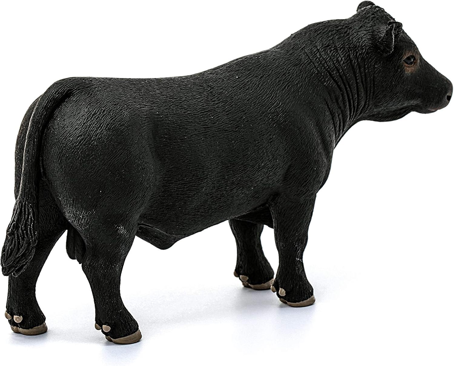 Schleich 13879 Black Angus Bull - Realistic Farm Animal Figure for Kids 3+ 4
