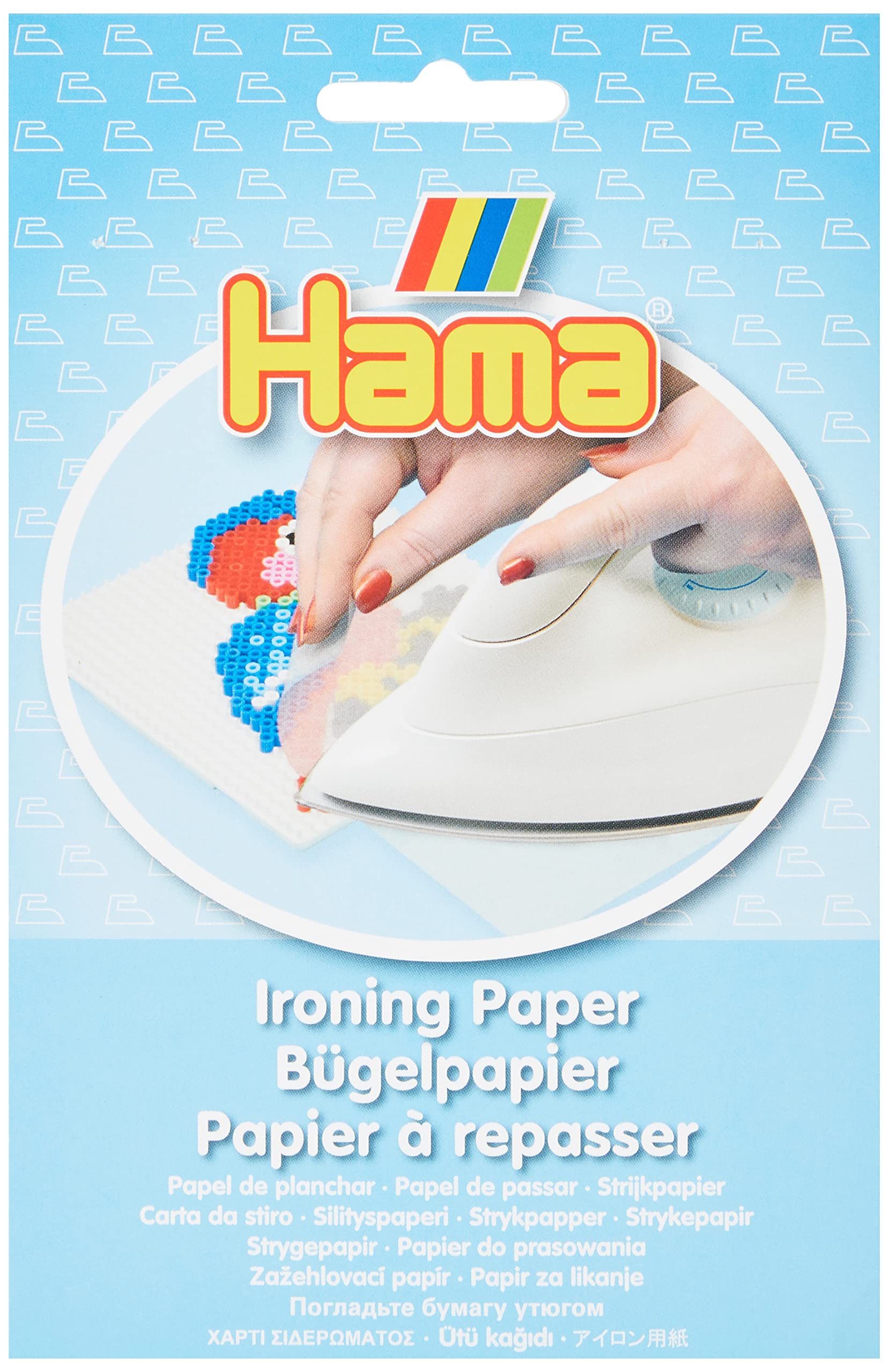 Hama Beads Ironing Paper - Heat-Resistant Crafting Accessory for Fusing Bead Designs 10