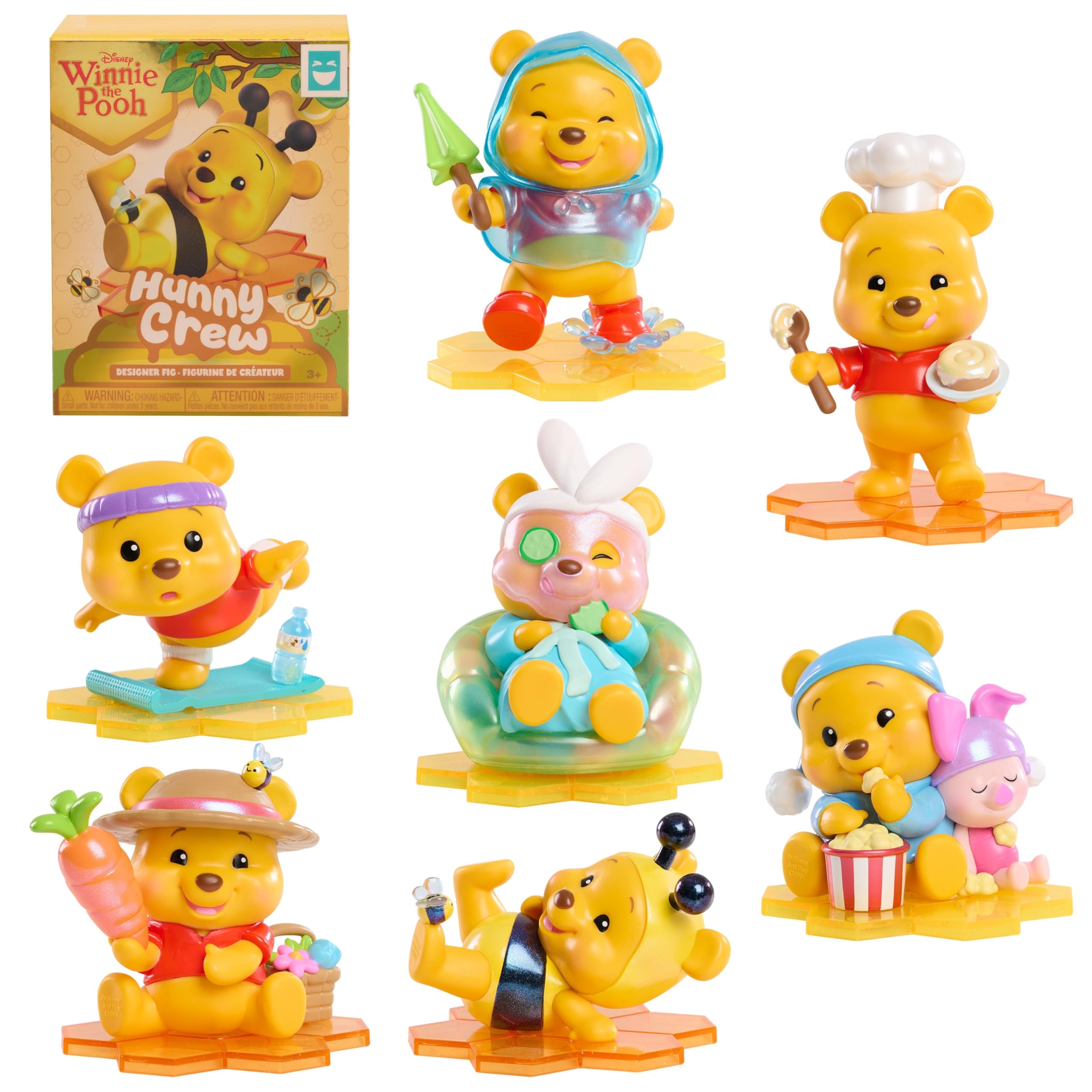 Just Play HAPPY HAUL Winnie the Pooh Hunny Crew Designer Figure | Surprise Collectible | Ages 8+ 1